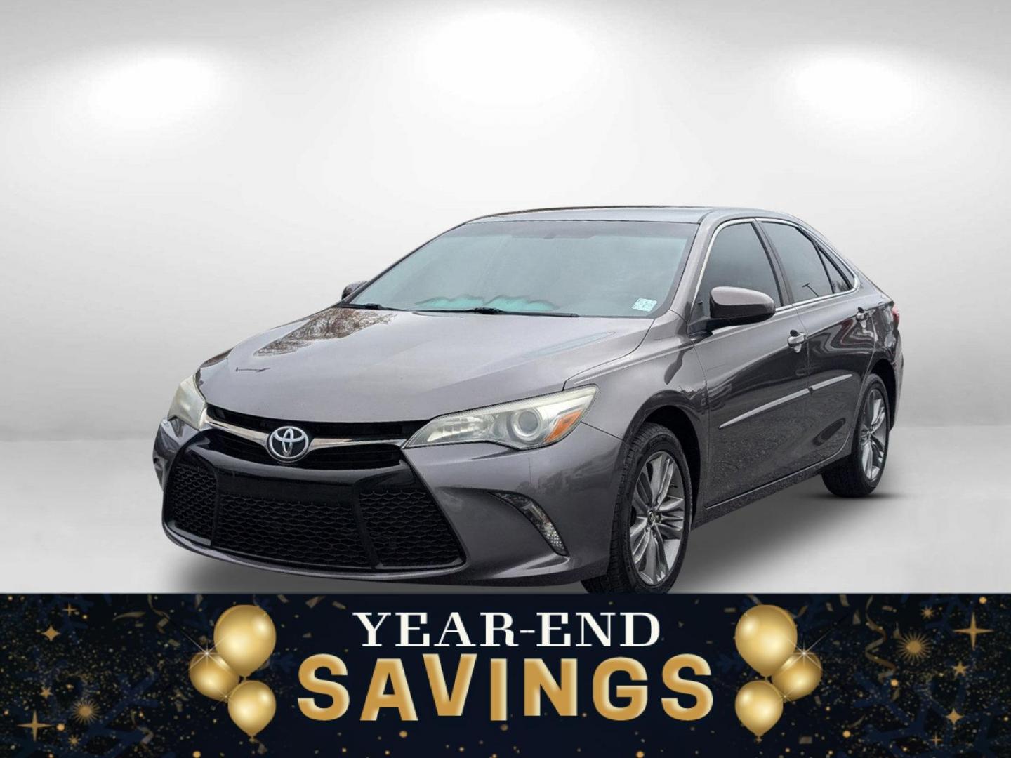 2015 Toyota Camry SE (4T1BF1FK7FU) with an Regular Unleaded I-4 2.5 L/152 engine, 6-Speed Automatic w/OD transmission, located at 1430 Gateway Drive, Opelika, AL, 36801, (334) 239-0944, 32.637871, -85.409790 - 2015 Toyota Camry SE - Photo#0