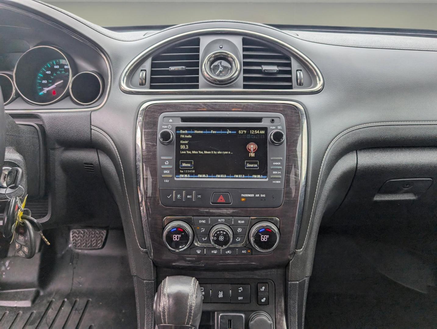 2016 /Ebony with Ebony interior accents Buick Enclave Leather (5GAKRBKD2GJ) with an Gas V6 3.6L/217 engine, 6-Speed Automatic transmission, located at 5115 14th Ave., Columbus, GA, 31904, (706) 323-0345, 32.511494, -84.971046 - 2016 Buick Enclave Leather - Photo#13
