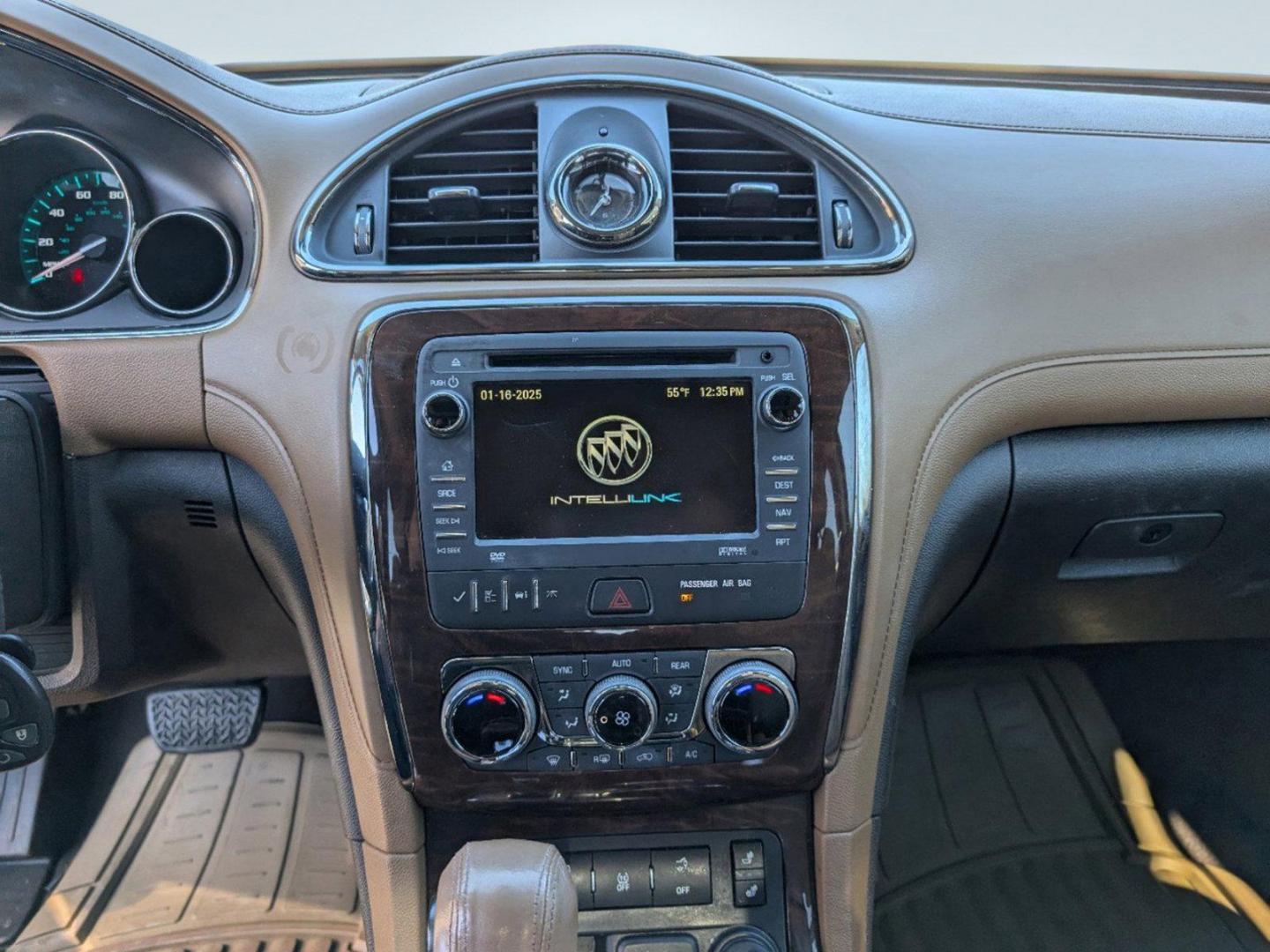 2016 /Choccachino Buick Enclave Leather (5GAKRBKD0GJ) with an Gas V6 3.6L/217 engine, 6-Speed Automatic transmission, located at 804 22nd Ave, Phenix City, AL, 36870, (334) 297-1860, 32.484749, -85.024475 - 2016 Buick Enclave Leather - Photo#12