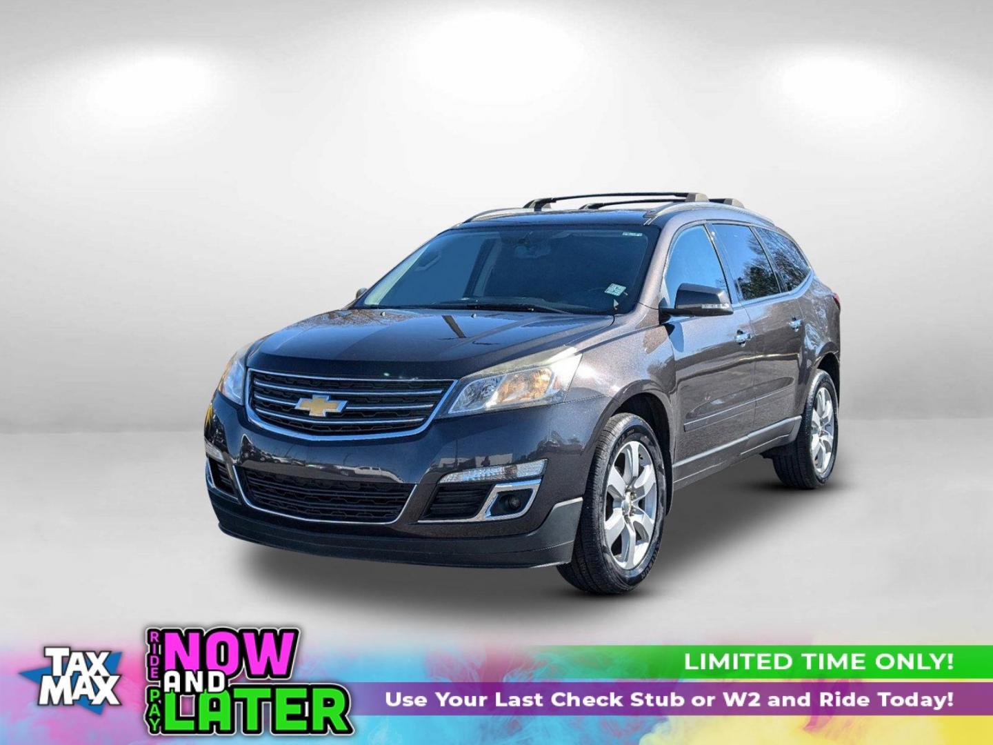 2016 /Ebony Chevrolet Traverse LT (1GNKRGKD9GJ) with an Gas V6 3.6L/217 engine, 6-Speed Automatic transmission, located at 5115 14th Ave., Columbus, GA, 31904, (706) 323-0345, 32.511494, -84.971046 - 2016 Chevrolet Traverse LT - Photo#0