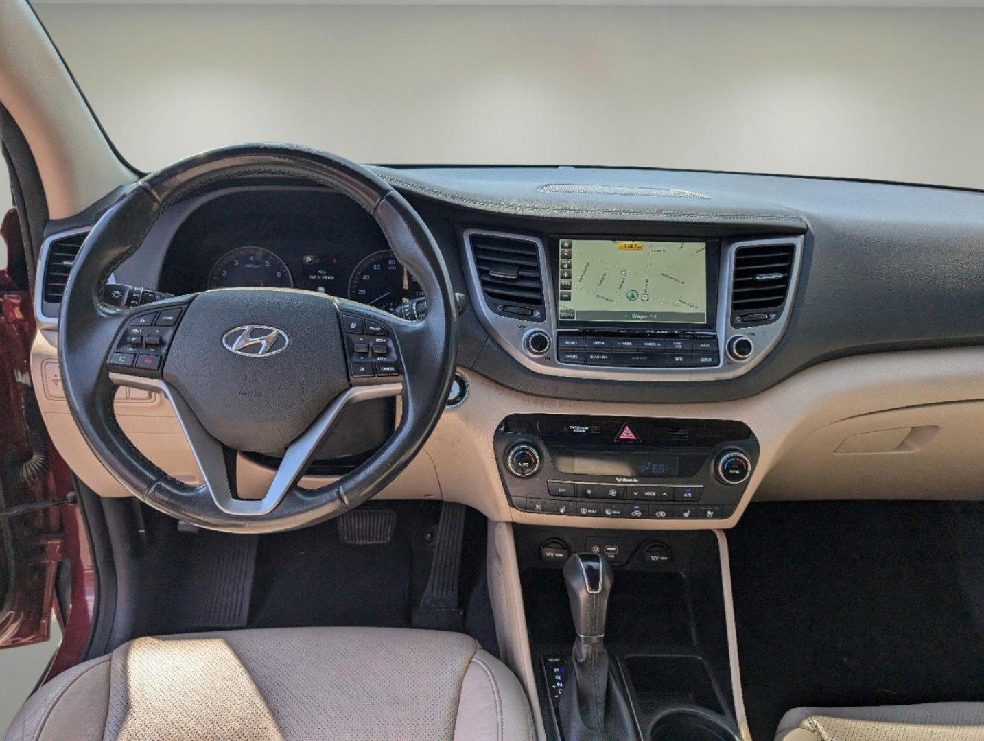 2016 /Beige Hyundai Tucson Limited (KM8J33A25GU) with an Intercooled Turbo Regular Unleaded I-4 1.6 L/97 engine, 7-Speed Auto-Shift Manual w/OD transmission, located at 521 Old Farm Lane Rd, Prattville, AL, 36066, (334) 325-1505, 32.482460, -86.416367 - 2016 Hyundai Tucson Limited - Photo#11