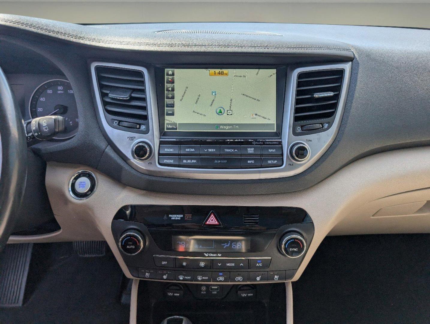 2016 /Beige Hyundai Tucson Limited (KM8J33A25GU) with an Intercooled Turbo Regular Unleaded I-4 1.6 L/97 engine, 7-Speed Auto-Shift Manual w/OD transmission, located at 521 Old Farm Lane Rd, Prattville, AL, 36066, (334) 325-1505, 32.482460, -86.416367 - 2016 Hyundai Tucson Limited - Photo#14