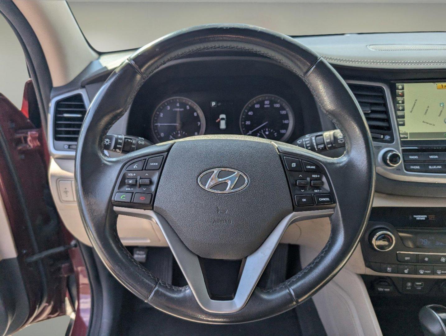 2016 /Beige Hyundai Tucson Limited (KM8J33A25GU) with an Intercooled Turbo Regular Unleaded I-4 1.6 L/97 engine, 7-Speed Auto-Shift Manual w/OD transmission, located at 521 Old Farm Lane Rd, Prattville, AL, 36066, (334) 325-1505, 32.482460, -86.416367 - 2016 Hyundai Tucson Limited - Photo#15