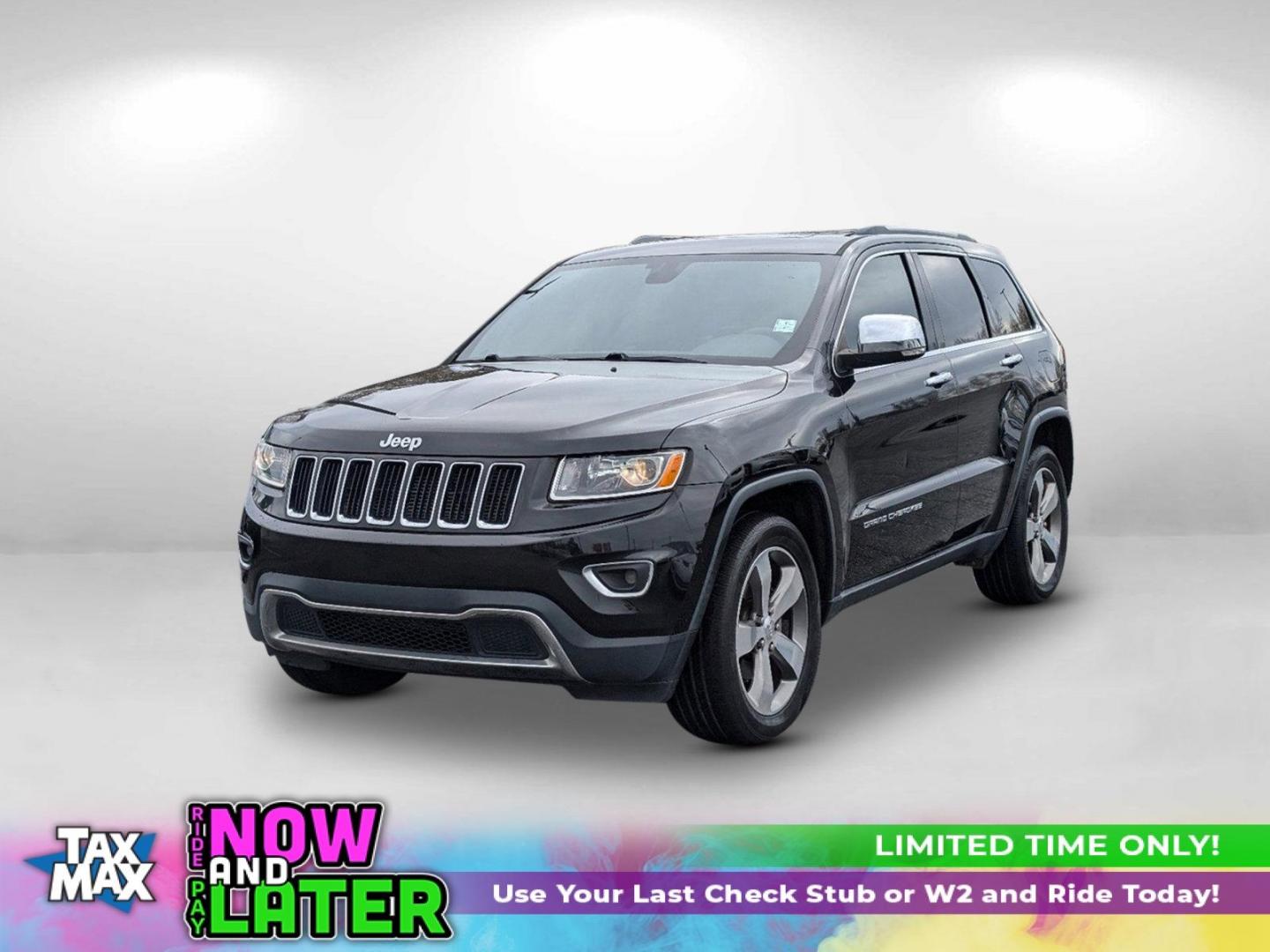 2016 /Black Jeep Grand Cherokee Limited (1C4RJEBG4GC) with an Regular Unleaded V-6 3.6 L/220 engine, 8-Speed Automatic w/OD transmission, located at 3959 U.S. 80 W, Phenix City, AL, 36870, (334) 297-4885, 32.469296, -85.135185 - 2016 Jeep Grand Cherokee Limited - Photo#0