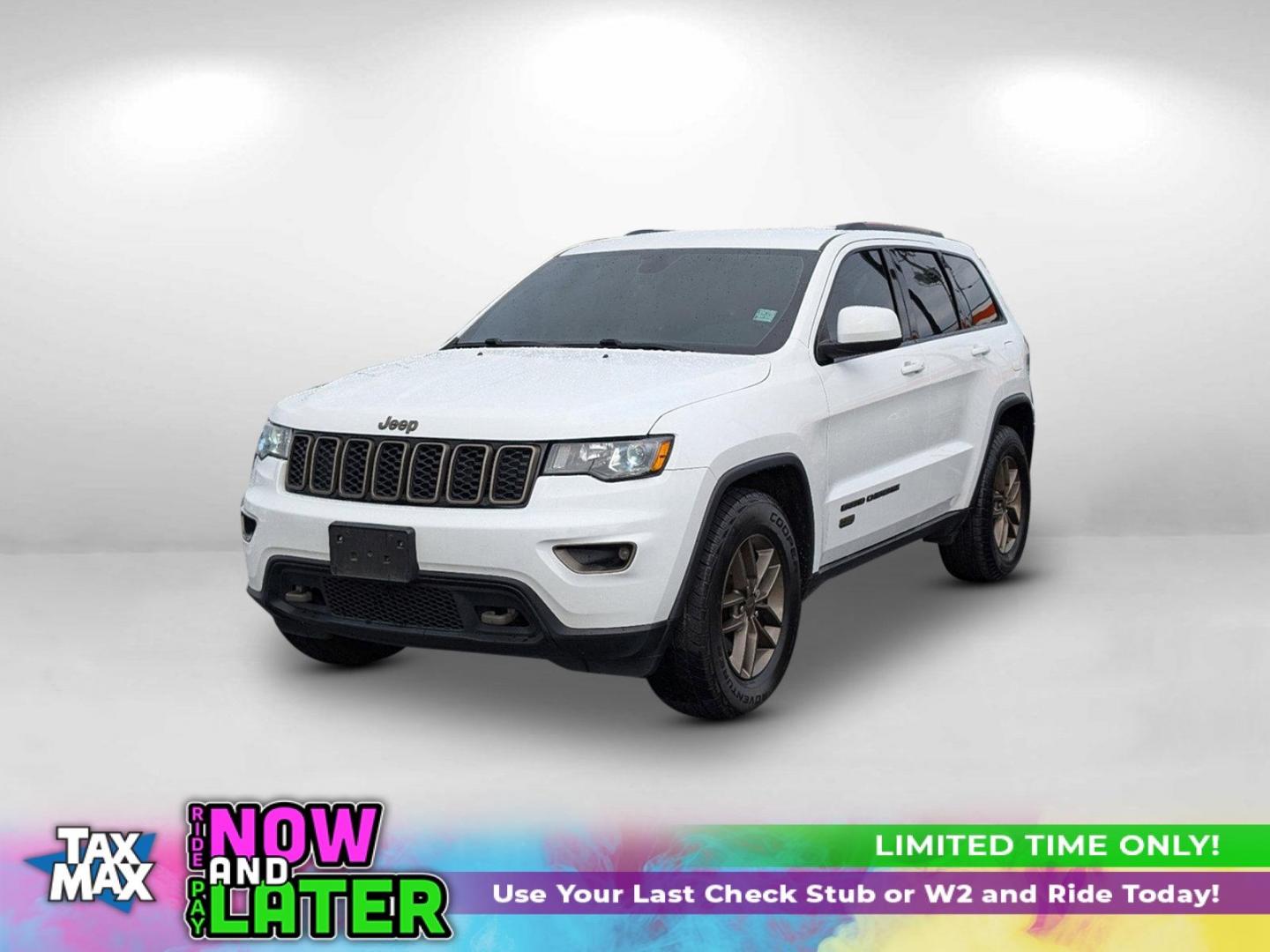 2016 /Black Jeep Grand Cherokee 75th Anniversary (1C4RJEAG6GC) with an Regular Unleaded V-6 3.6 L/220 engine, 8-Speed Automatic w/OD transmission, located at 3959 U.S. 80 W, Phenix City, AL, 36870, (334) 297-4885, 32.469296, -85.135185 - 2016 Jeep Grand Cherokee 75th Anniversary - Photo#0