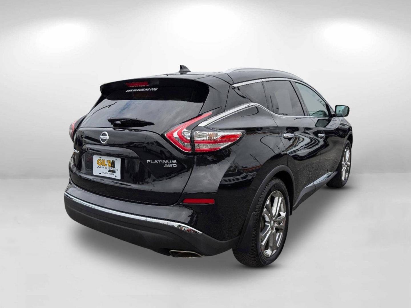 2016 Nissan Murano Platinum (5N1AZ2MH9GN) with an Regular Unleaded V-6 3.5 L/213 engine, 1-Speed CVT w/OD transmission, located at 804 22nd Ave, Phenix City, AL, 36870, (334) 297-1860, 32.484749, -85.024475 - 2016 Nissan Murano Platinum - Photo#4