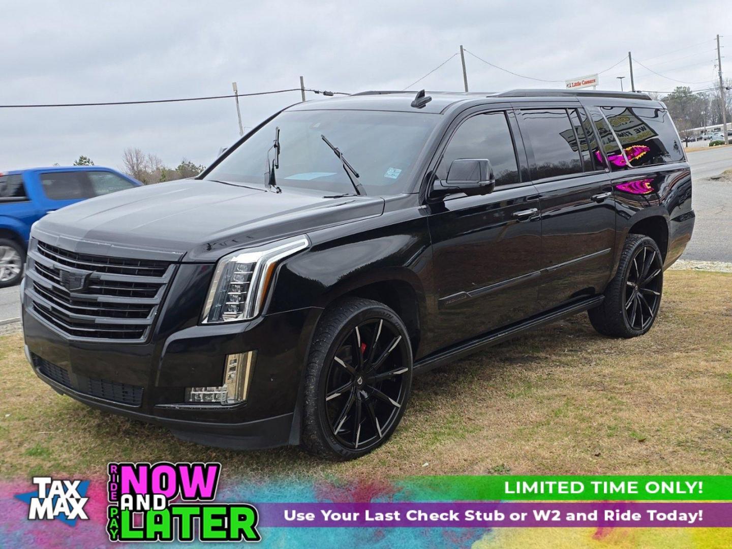 2017 /Jet Black with Jet Black Accents Cadillac Escalade ESV Platinum (1GYS4KKJ7HR) with an Gas V8 6.2L/376 engine, 8-Speed Automatic transmission, located at 3959 U.S. 80 W, Phenix City, AL, 36870, (334) 297-4885, 32.469296, -85.135185 - 2017 Cadillac Escalade ESV Platinum - Photo#0