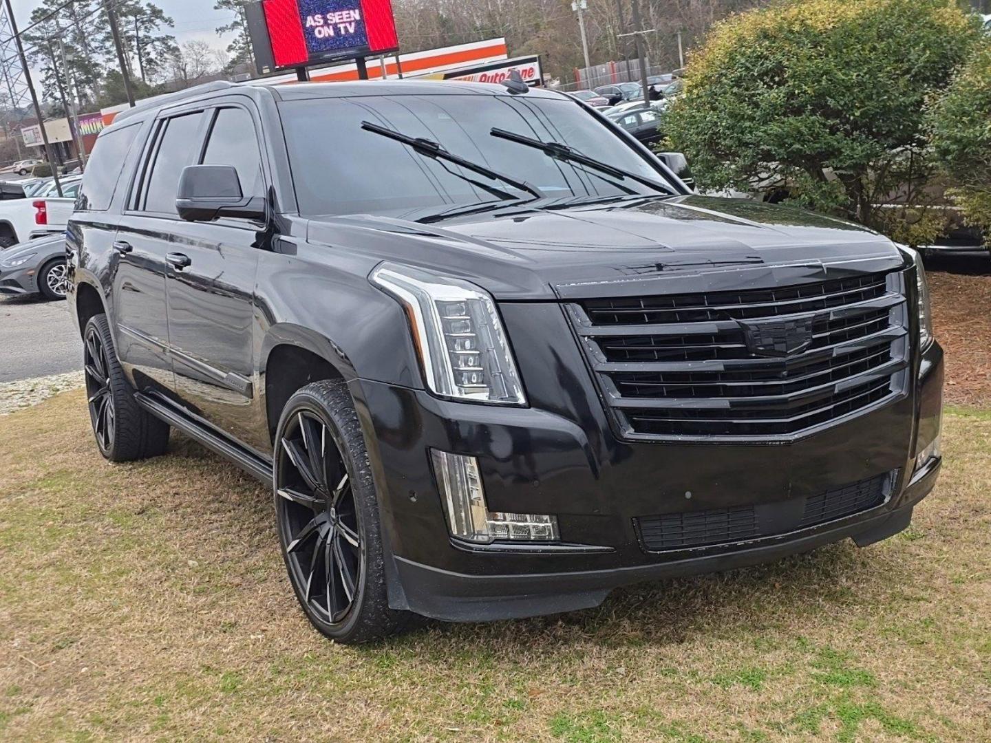 2017 /Jet Black with Jet Black Accents Cadillac Escalade ESV Platinum (1GYS4KKJ7HR) with an Gas V8 6.2L/376 engine, 8-Speed Automatic transmission, located at 3959 U.S. 80 W, Phenix City, AL, 36870, (334) 297-4885, 32.469296, -85.135185 - 2017 Cadillac Escalade ESV Platinum - Photo#2