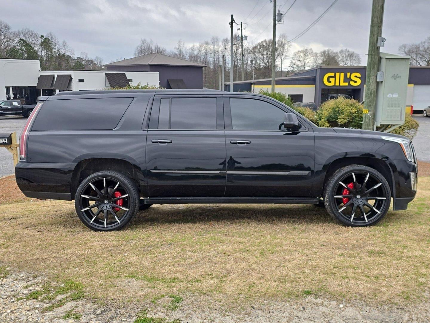 2017 /Jet Black with Jet Black Accents Cadillac Escalade ESV Platinum (1GYS4KKJ7HR) with an Gas V8 6.2L/376 engine, 8-Speed Automatic transmission, located at 3959 U.S. 80 W, Phenix City, AL, 36870, (334) 297-4885, 32.469296, -85.135185 - 2017 Cadillac Escalade ESV Platinum - Photo#3