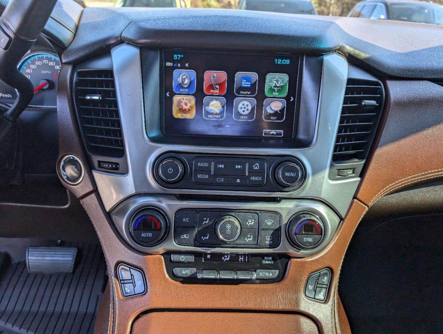 2017 /Cocoa/Mahogany Chevrolet Tahoe Premier (1GNSKCKC9HR) with an Gas/Ethanol V8 5.3L/325 engine, 6-Speed Automatic transmission, located at 3959 U.S. 80 W, Phenix City, AL, 36870, (334) 297-4885, 32.469296, -85.135185 - 2017 Chevrolet Tahoe Premier - Photo#13