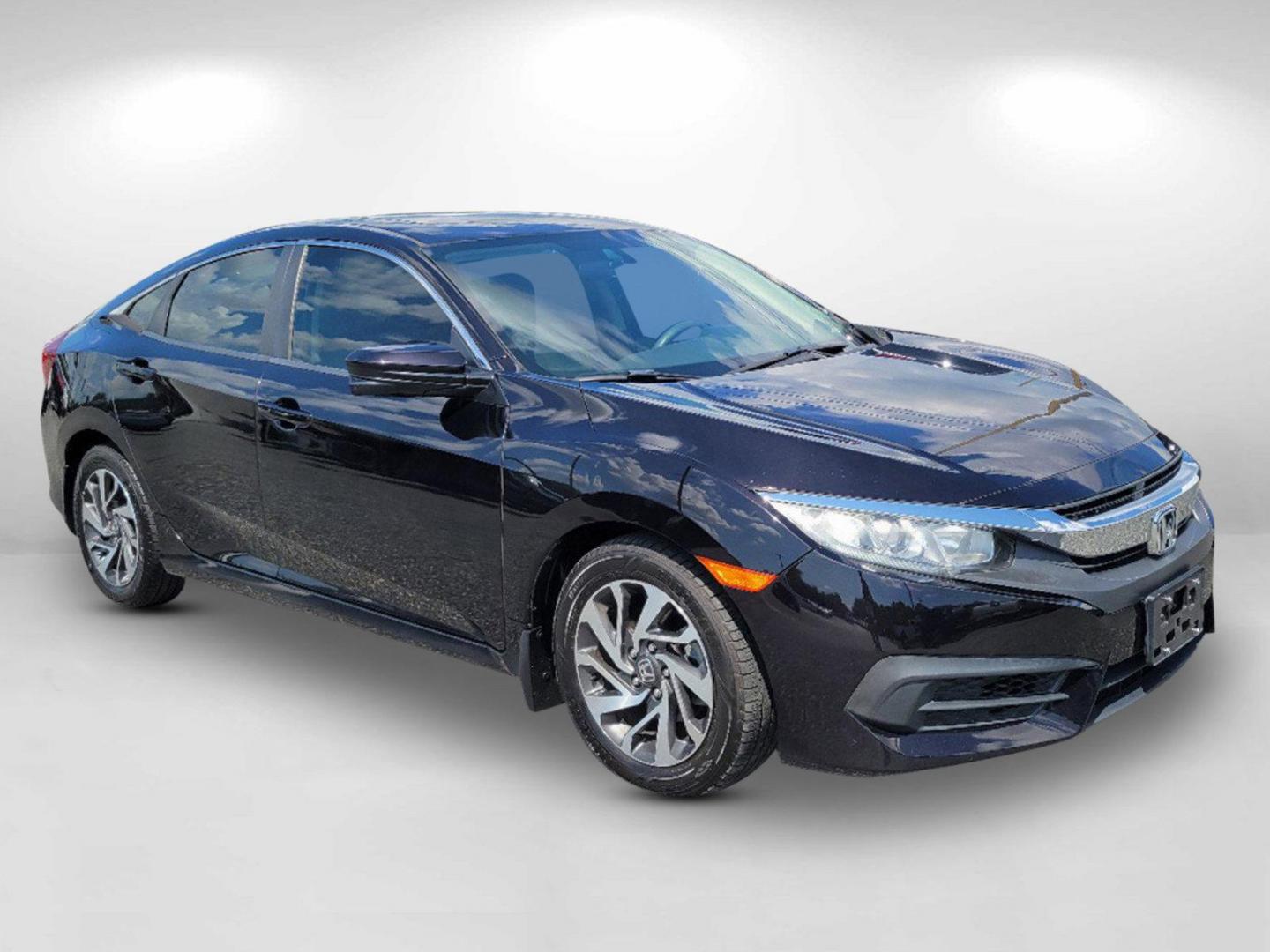 2017 PURPLE Honda Civic Sedan EX (19XFC2F78HE) with an Regular Unleaded I-4 2.0 L/122 engine, 1-Speed CVT w/OD transmission, located at 7000 Northlake Connector, Columbus, GA, 31904, (706) 987-8085, 32.524975, -84.978134 - 2017 Honda Civic Sedan EX - Photo#2