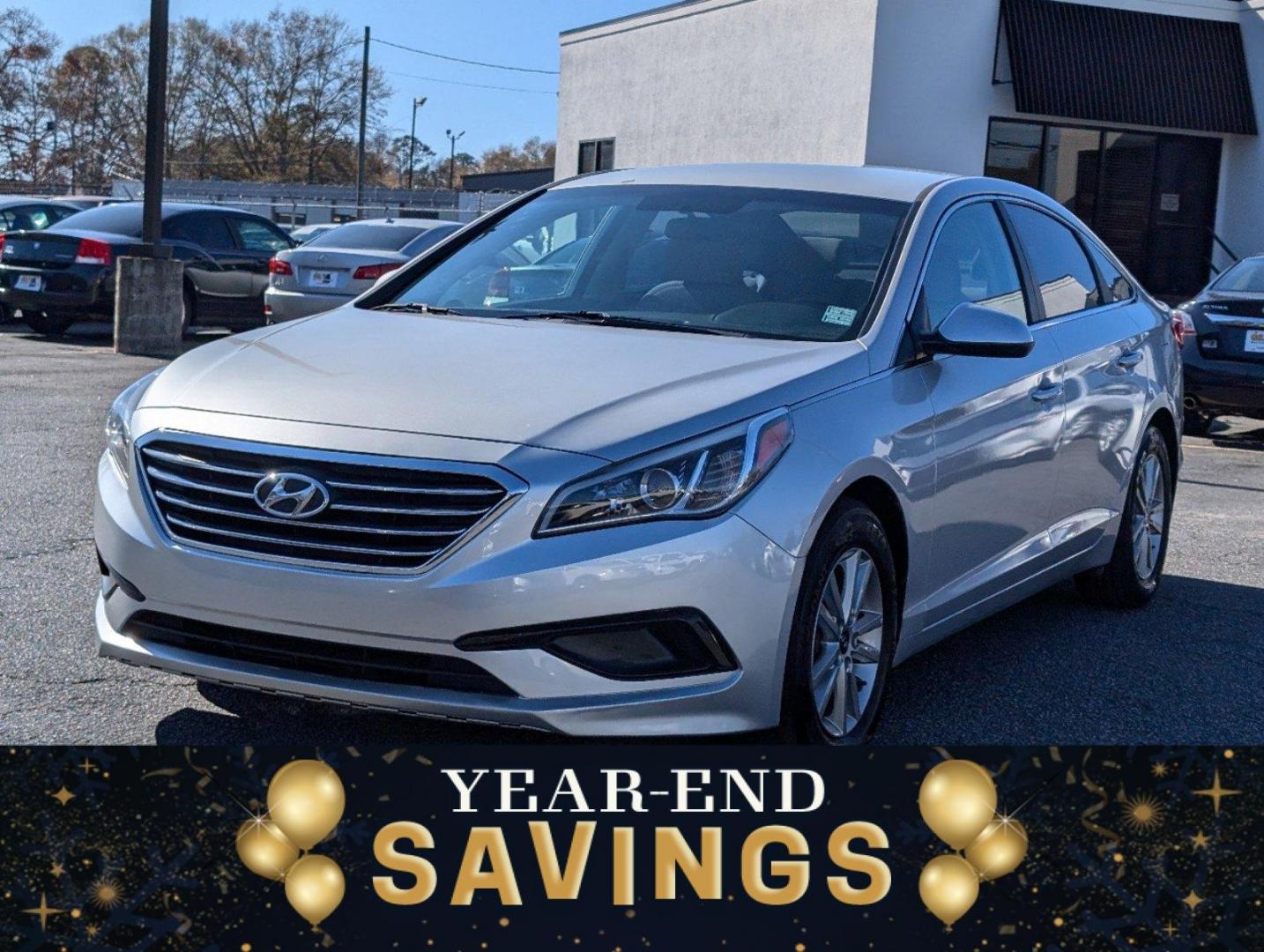 2017 /Gray Hyundai Sonata 2.4L (5NPE24AF4HH) with an Regular Unleaded I-4 2.4 L/144 engine, 6-Speed Automatic w/OD transmission, located at 3959 U.S. 80 W, Phenix City, AL, 36870, (334) 297-4885, 32.469296, -85.135185 - 2017 Hyundai Sonata 2.4L - Photo#0