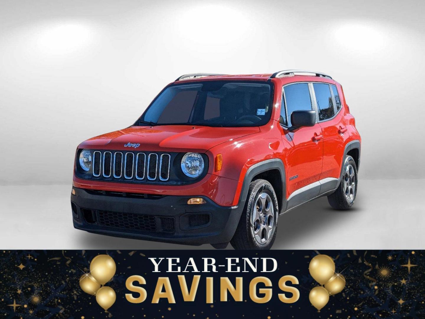 2017 /Black Jeep Renegade Sport (ZACCJAAB2HP) with an Regular Unleaded I-4 2.4 L/144 engine, 9-Speed Automatic w/OD transmission, located at 3959 U.S. 80 W, Phenix City, AL, 36870, (334) 297-4885, 32.469296, -85.135185 - 2017 Jeep Renegade Sport - Photo#15