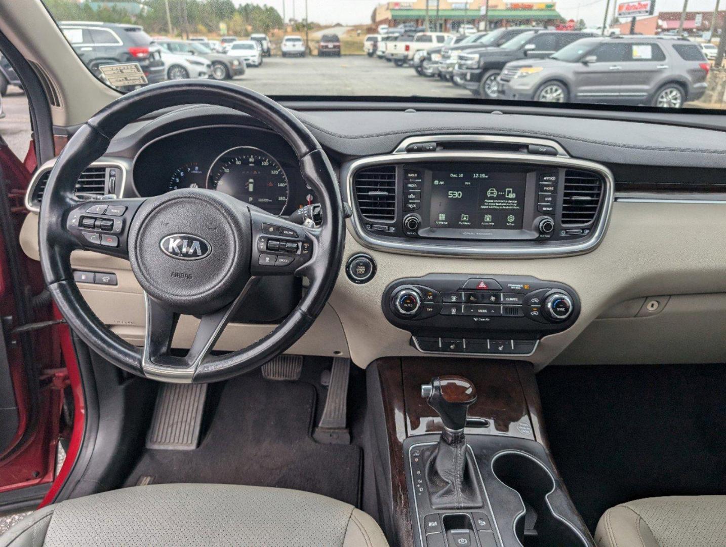 2017 /Stone Beige Kia Sorento EX (5XYPH4A12HG) with an Intercooled Turbo Regular Unleaded I-4 2.0 L/122 engine, 6-Speed Automatic w/OD transmission, located at 804 22nd Ave, Phenix City, AL, 36870, (334) 297-1860, 32.484749, -85.024475 - 2017 Kia Sorento EX - Photo#12