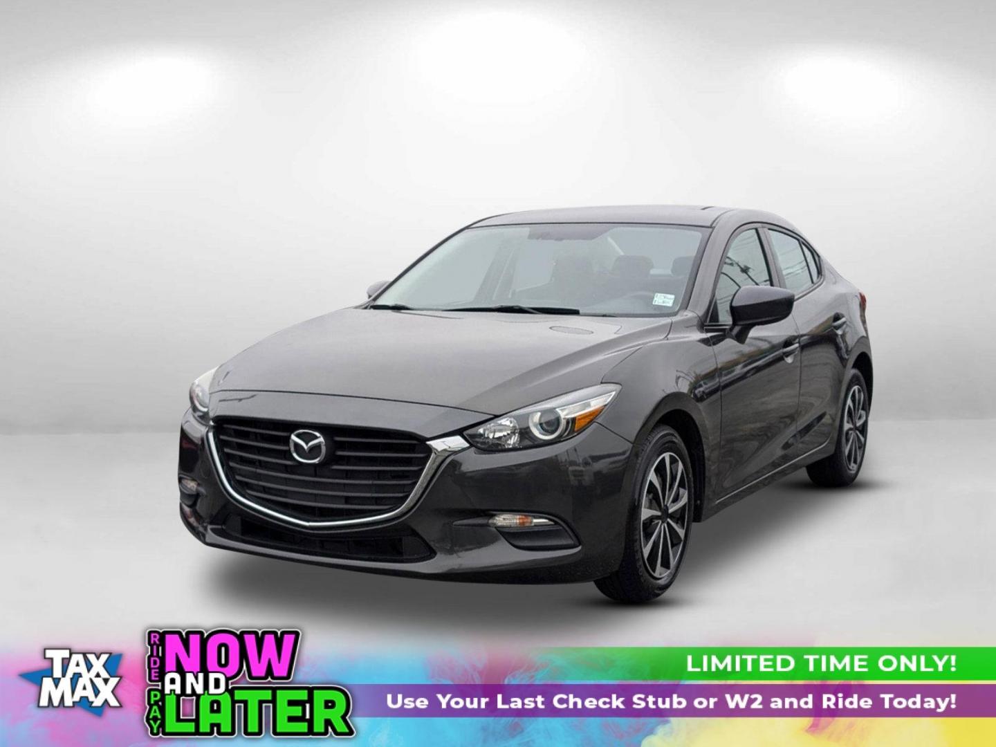 2017 /Black Mazda Mazda3 4-Door Sport (3MZBN1U73HM) with an Regular Unleaded I-4 2.0 L/122 engine, 6-Speed Automatic w/OD transmission, located at 5115 14th Ave., Columbus, GA, 31904, (706) 323-0345, 32.511494, -84.971046 - 2017 Mazda Mazda3 4-Door Sport - Photo#0