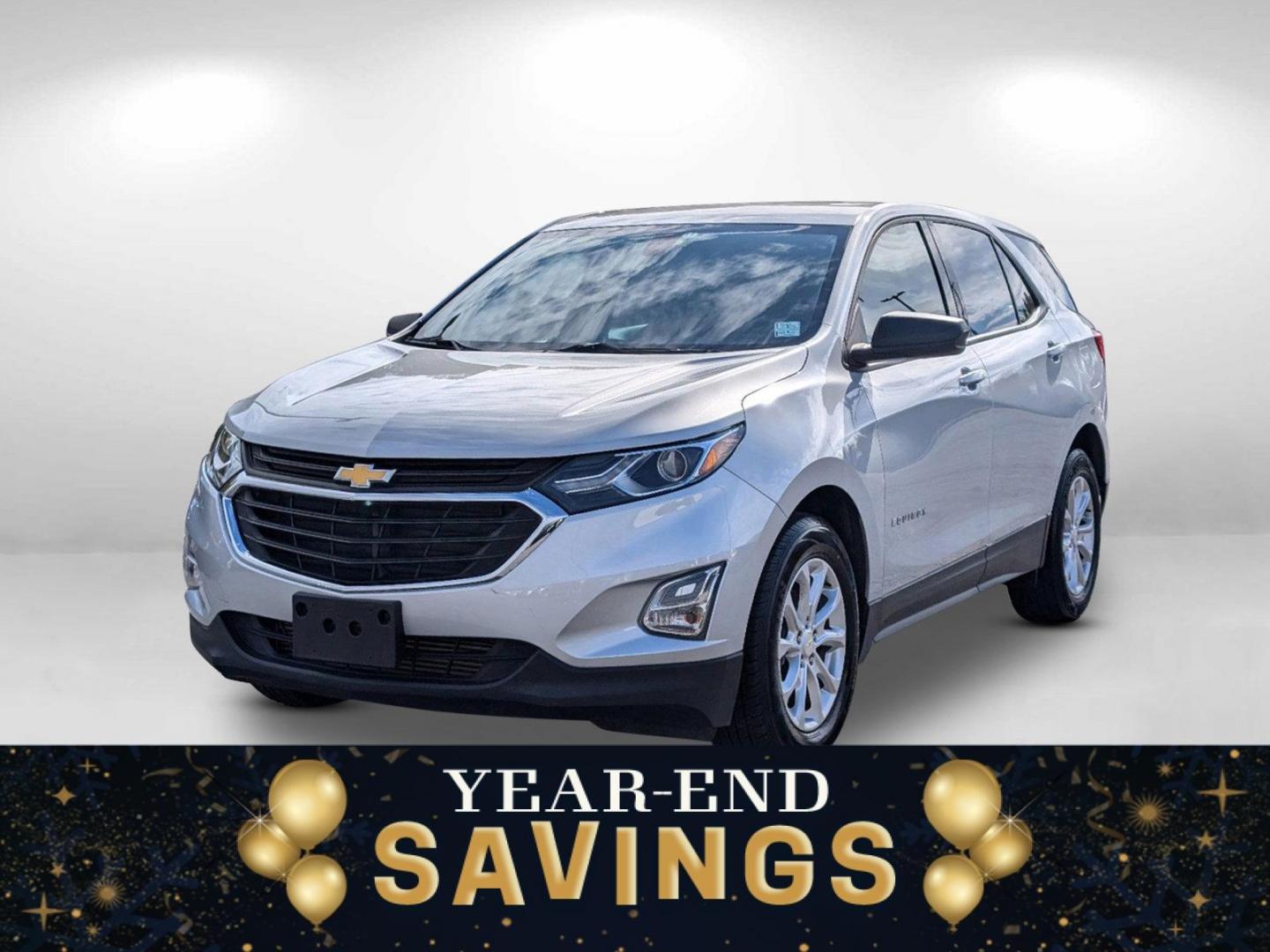 2018 /Medium Ash Gray Chevrolet Equinox LS (2GNAXHEV6J6) with an Turbocharged Gas I4 1.5L/ engine, 6-Speed Automatic transmission, located at 3959 U.S. 80 W, Phenix City, AL, 36870, (334) 297-4885, 32.469296, -85.135185 - 2018 Chevrolet Equinox LS - Photo#0