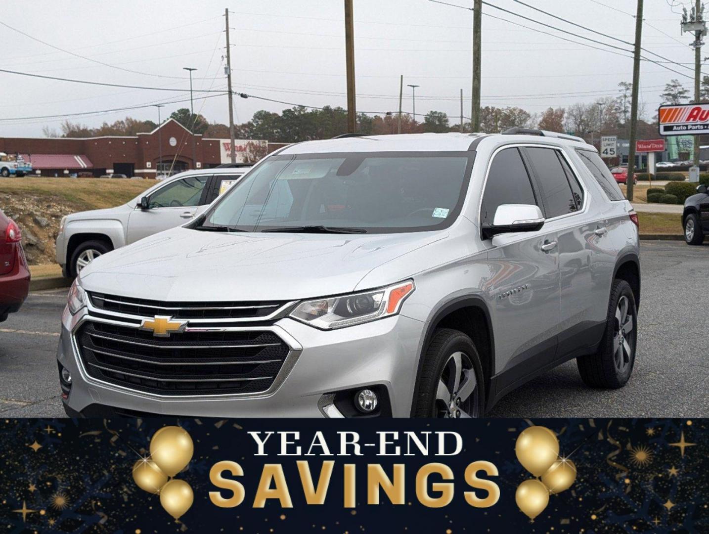 2018 /Jet Black Chevrolet Traverse LT Leather (1GNERHKW8JJ) with an Gas V6 3.6L/ engine, 9-Speed Automatic transmission, located at 3959 U.S. 80 W, Phenix City, AL, 36870, (334) 297-4885, 32.469296, -85.135185 - 2018 Chevrolet Traverse LT Leather - Photo#0