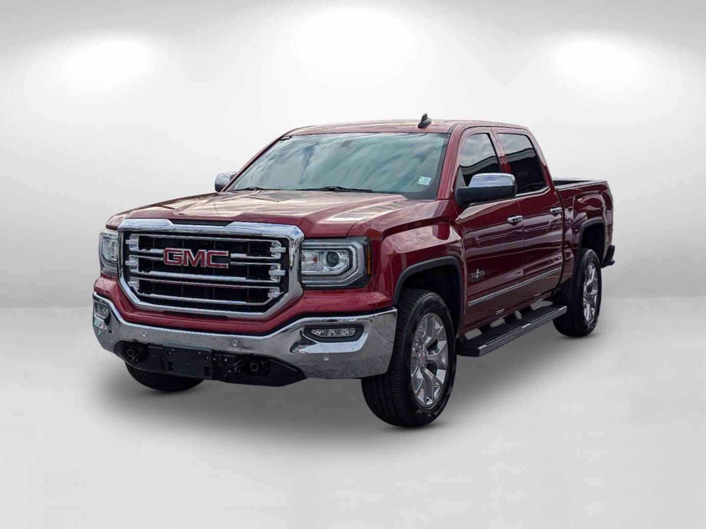 2018 /Jet Black GMC Sierra 1500 SLT (3GTU2NEC2JG) with an Gas V8 5.3L/325 engine, 6-Speed Automatic transmission, located at 3959 U.S. 80 W, Phenix City, AL, 36870, (334) 297-4885, 32.469296, -85.135185 - 2018 GMC Sierra 1500 SLT - Photo#2