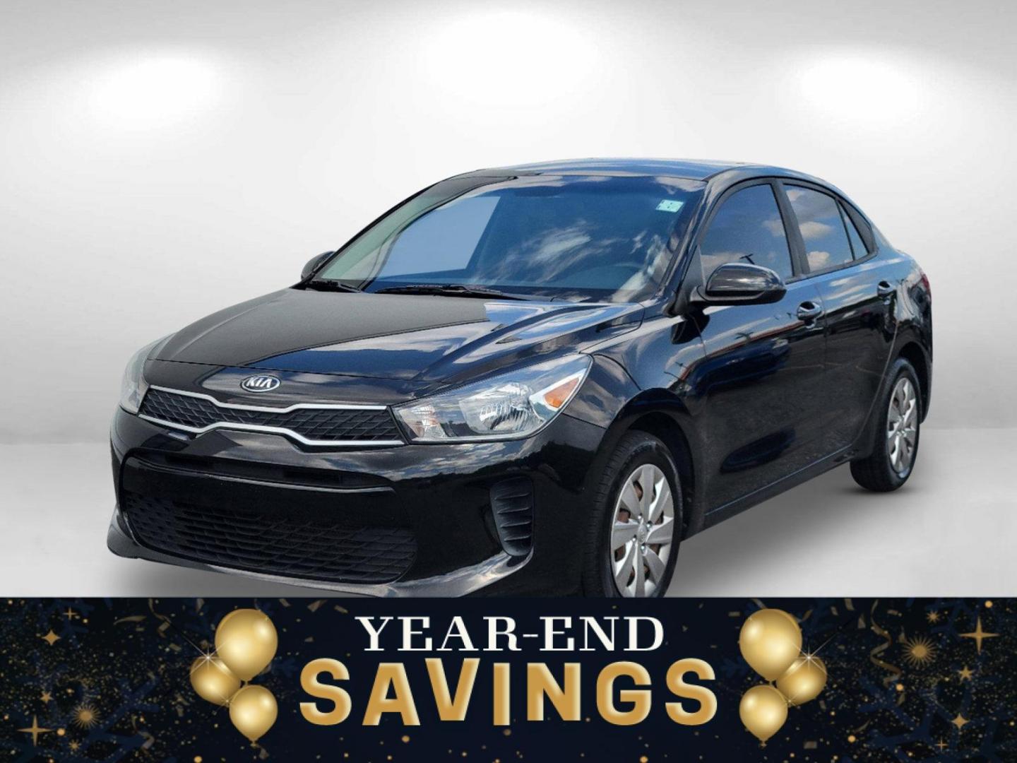 2018 Aurora Black /Black Kia Rio S (3KPA24ABXJE) with an Regular Unleaded I-4 1.6 L/97 engine, 6-Speed Automatic w/OD transmission, located at 521 Old Farm Lane Rd, Prattville, AL, 36066, (334) 325-1505, 32.482460, -86.416367 - 2018 Kia Rio S - Photo#0