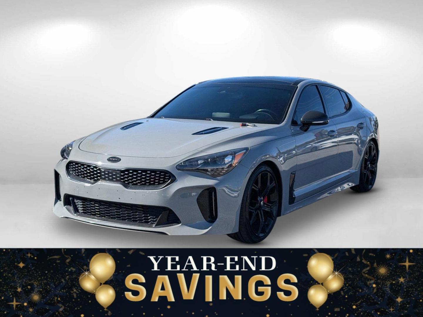 2018 /Black Kia Stinger GT2 (KNAE55LCXJ6) with an Twin Turbo Premium Unleaded V-6 3.3 L/204 engine, 8-Speed Automatic w/OD transmission, located at 3959 U.S. 80 W, Phenix City, AL, 36870, (334) 297-4885, 32.469296, -85.135185 - 2018 Kia Stinger GT2 - Photo#0