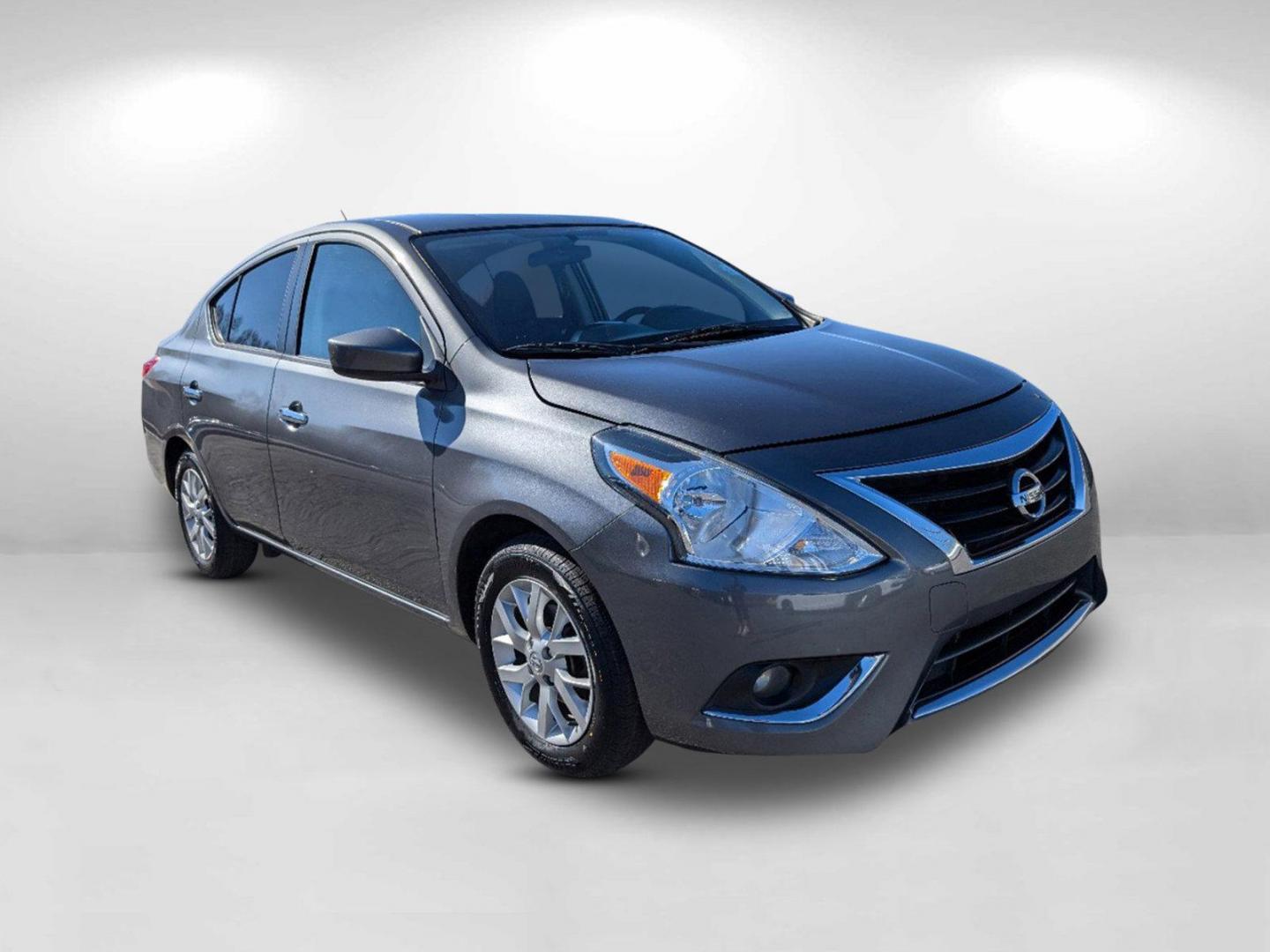 2018 /Charcoal Nissan Versa Sedan SV (3N1CN7AP2JL) with an Regular Unleaded I-4 1.6 L/98 engine, 1-Speed CVT w/OD transmission, located at 3959 U.S. 80 W, Phenix City, AL, 36870, (334) 297-4885, 32.469296, -85.135185 - 2018 Nissan Versa Sedan SV - Photo#6