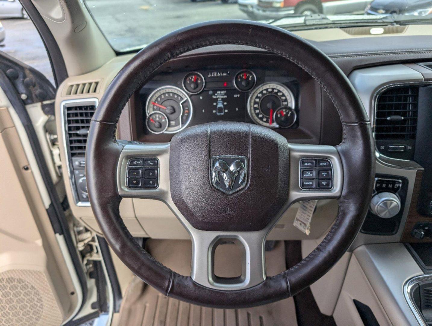 2018 /Lt Frost Beige/Brown Ram 1500 Laramie (1C6RR6NT4JS) with an Regular Unleaded V-8 5.7 L/345 engine, 8-Speed Automatic w/OD transmission, located at 3959 U.S. 80 W, Phenix City, AL, 36870, (334) 297-4885, 32.469296, -85.135185 - 2018 Ram 1500 Laramie - Photo#15