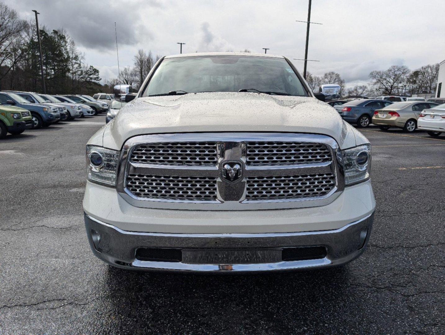 2018 /Lt Frost Beige/Brown Ram 1500 Laramie (1C6RR6NT4JS) with an Regular Unleaded V-8 5.7 L/345 engine, 8-Speed Automatic w/OD transmission, located at 3959 U.S. 80 W, Phenix City, AL, 36870, (334) 297-4885, 32.469296, -85.135185 - 2018 Ram 1500 Laramie - Photo#1