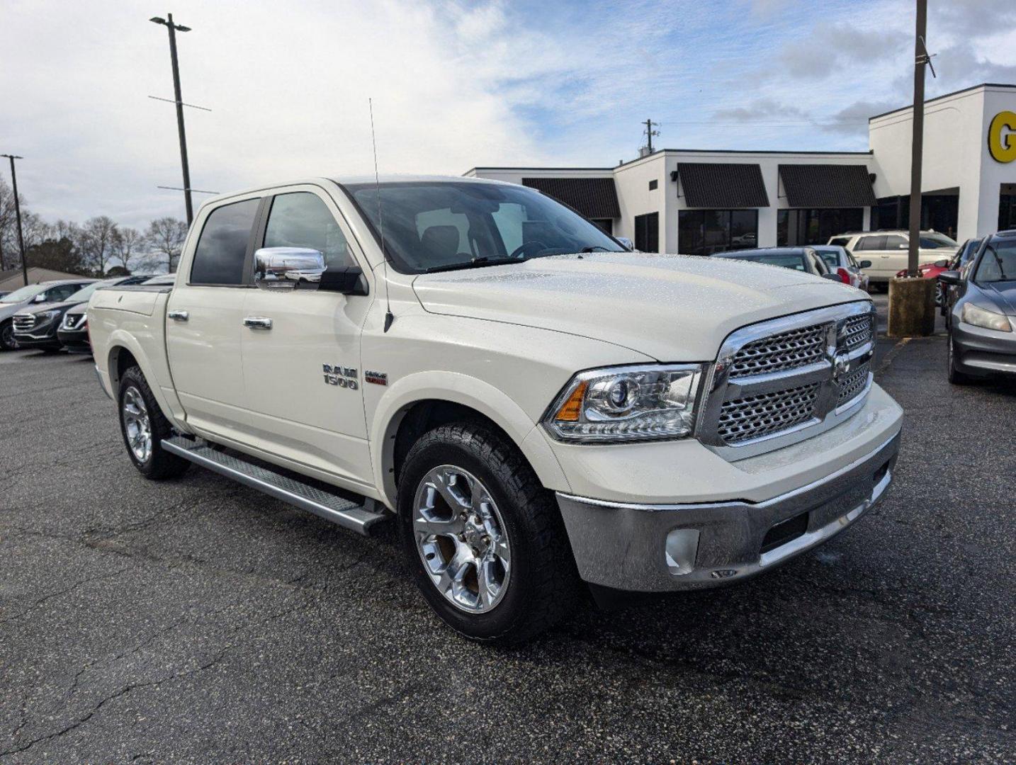 2018 /Lt Frost Beige/Brown Ram 1500 Laramie (1C6RR6NT4JS) with an Regular Unleaded V-8 5.7 L/345 engine, 8-Speed Automatic w/OD transmission, located at 3959 U.S. 80 W, Phenix City, AL, 36870, (334) 297-4885, 32.469296, -85.135185 - 2018 Ram 1500 Laramie - Photo#2