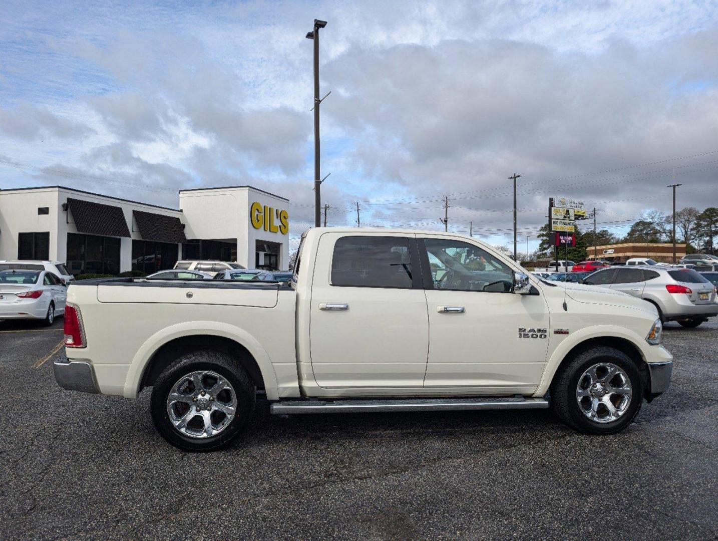 2018 /Lt Frost Beige/Brown Ram 1500 Laramie (1C6RR6NT4JS) with an Regular Unleaded V-8 5.7 L/345 engine, 8-Speed Automatic w/OD transmission, located at 3959 U.S. 80 W, Phenix City, AL, 36870, (334) 297-4885, 32.469296, -85.135185 - 2018 Ram 1500 Laramie - Photo#3