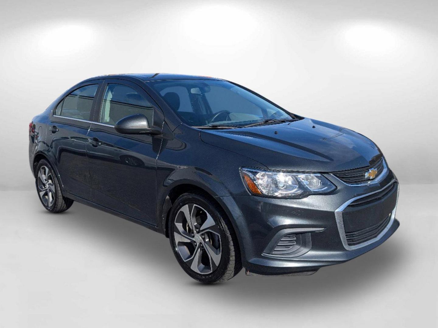 2019 /Jet Black/Dark Titanium Chevrolet Sonic Premier (1G1JF5SB2K4) with an Turbocharged Gas I4 1.4L/83 engine, 6-Speed Automatic transmission, located at 7000 Northlake Connector, Columbus, GA, 31904, (706) 987-8085, 32.524975, -84.978134 - 2019 Chevrolet Sonic Premier - Photo#2