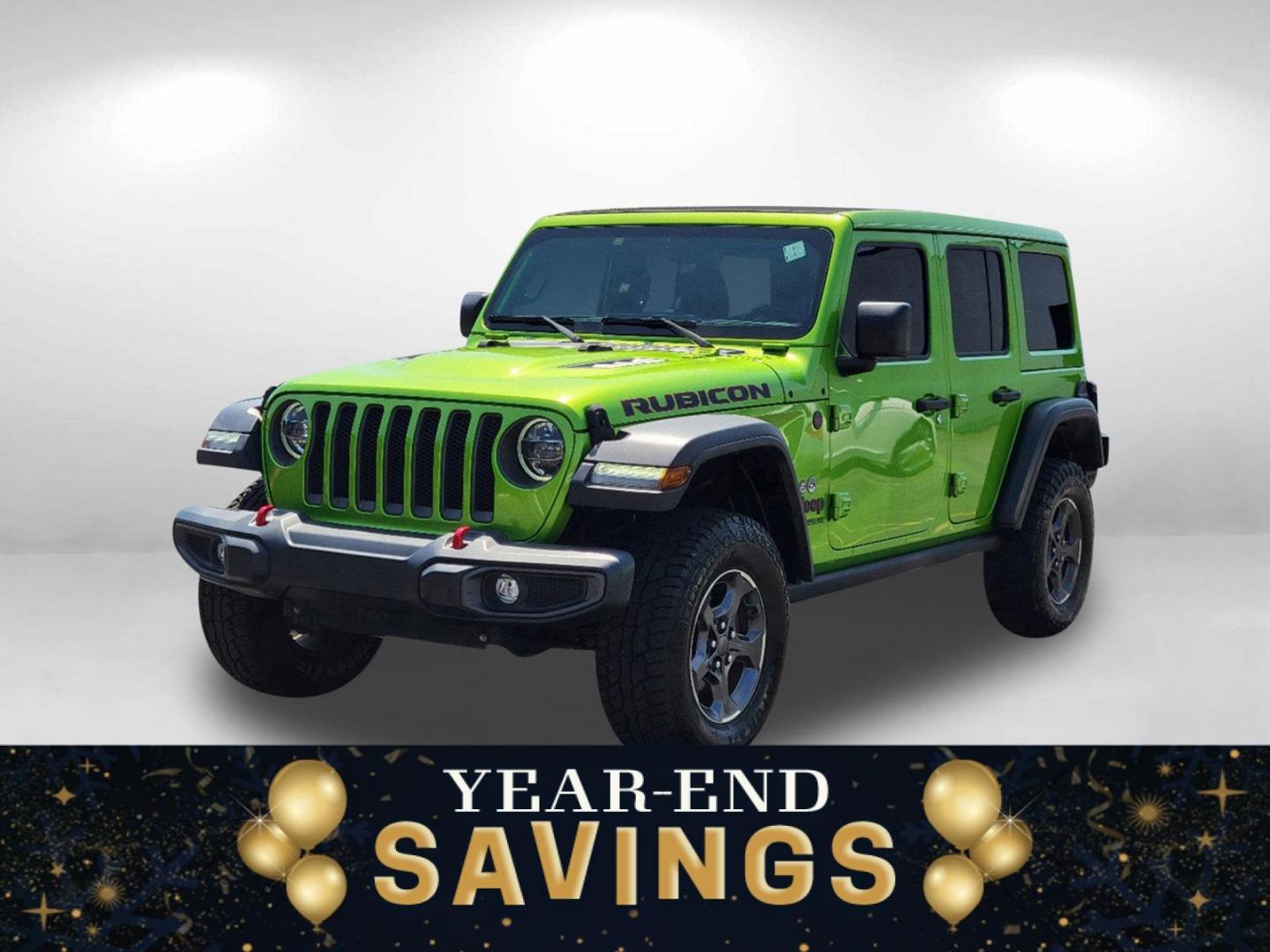 2019 Mojito! Clearcoat /Black Jeep Wrangler Unlimited Rubicon (1C4HJXFG5KW) with an Regular Unleaded V-6 3.6 L/220 engine, 8-Speed Automatic w/OD transmission, located at 7000 Northlake Connector, Columbus, GA, 31904, (706) 987-8085, 32.524975, -84.978134 - 2019 Jeep Wrangler Unlimited Rubicon - Photo#0