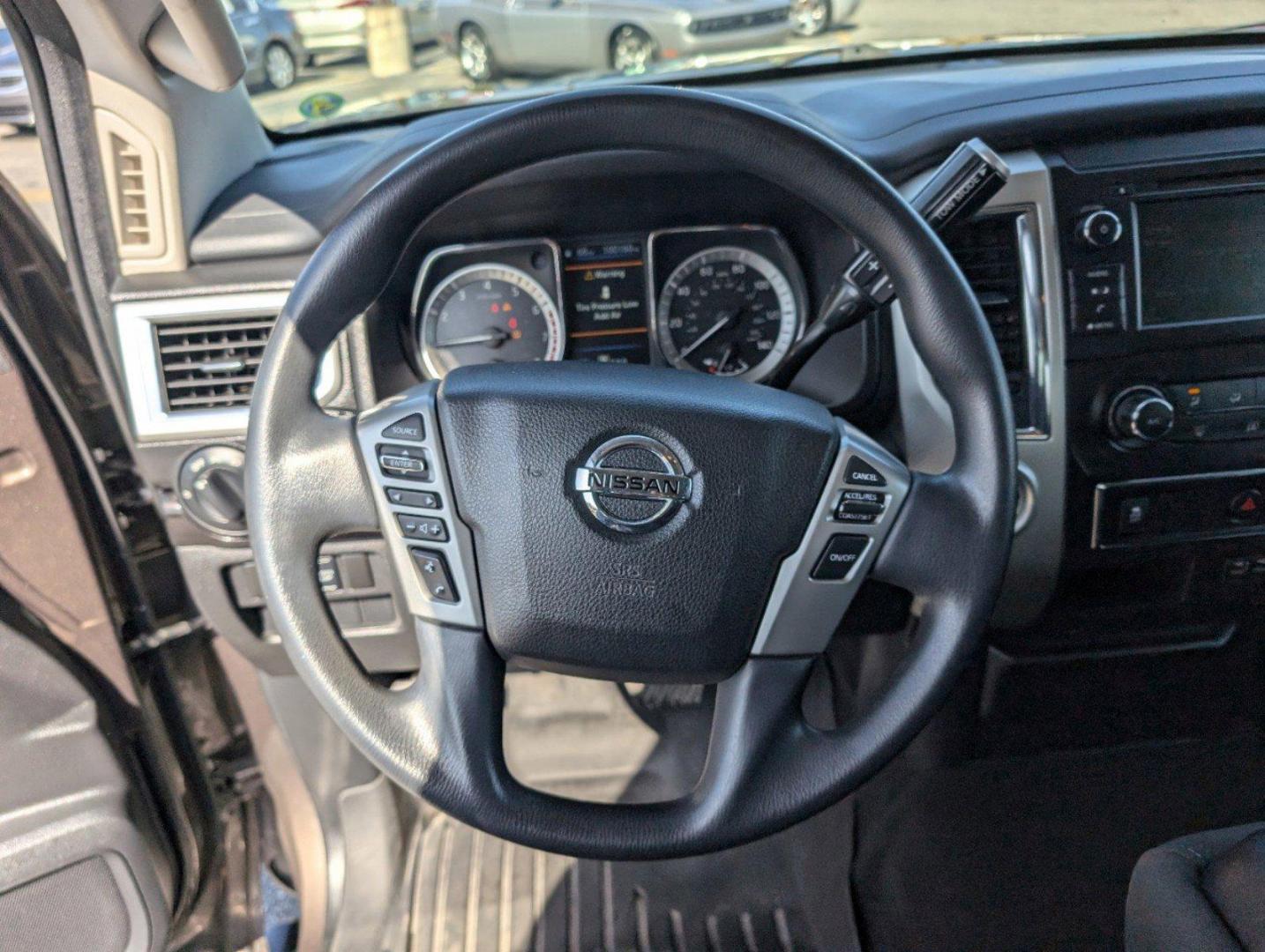 2019 /Black Nissan Titan SV (1N6AA1EK1KN) with an Regular Unleaded V-8 5.6 L/339 engine, 7-Speed Automatic w/OD transmission, located at 804 22nd Ave, Phenix City, AL, 36870, (334) 297-1860, 32.484749, -85.024475 - 2019 Nissan Titan SV - Photo#15