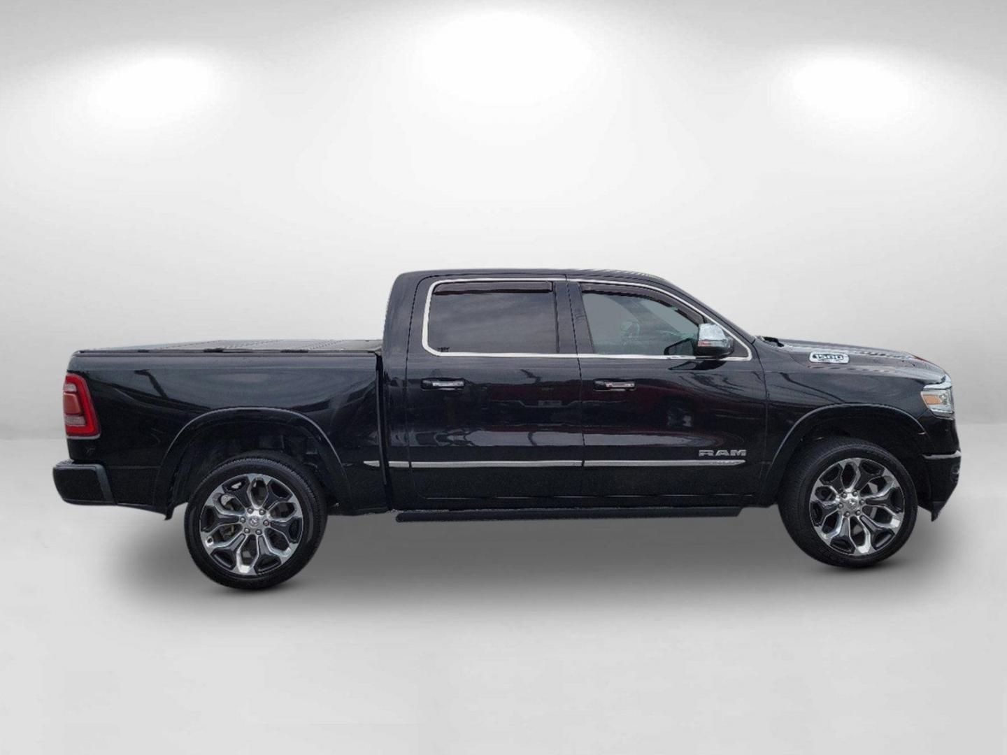 2019 Diamond Black Crystal Pearlcoat /Black Ram 1500 Limited (1C6SRFHT5KN) with an Regular Unleaded V-8 5.7 L/345 engine, 8-Speed Automatic w/OD transmission, located at 5115 14th Ave., Columbus, GA, 31904, (706) 323-0345, 32.511494, -84.971046 - 2019 Ram 1500 Limited - Photo#3