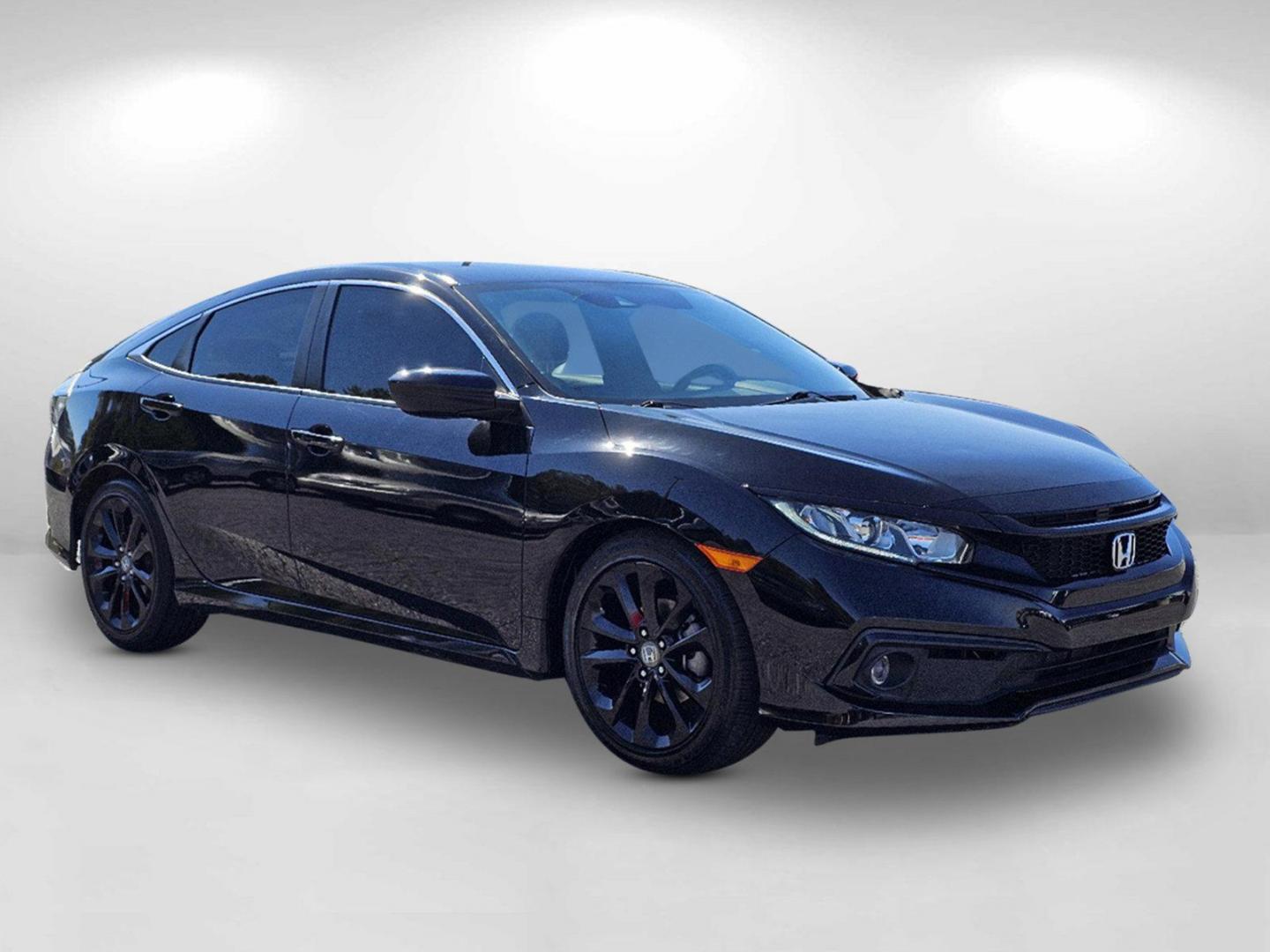 2020 Crystal Black Pearl /Black Honda Civic Sedan Sport (2HGFC2E88LH) with an Regular Unleaded I-4 2.0 L/122 engine, 6-Speed Manual w/OD transmission, located at 7000 Northlake Connector, Columbus, GA, 31904, (706) 987-8085, 32.524975, -84.978134 - 2020 Honda Civic Sedan Sport - Photo#2