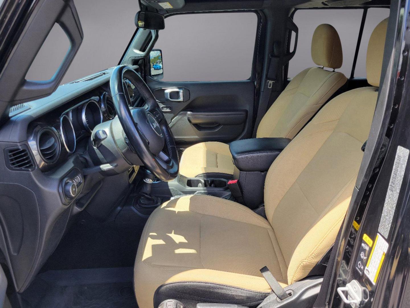 2020 Black Clearcoat /Heritage Tan/Black Jeep Wrangler Unlimited Black and Tan (1C4HJXDG9LW) with an Regular Unleaded V-6 3.6 L/220 engine, 8-Speed Automatic w/OD transmission, located at 3959 U.S. 80 W, Phenix City, AL, 36870, (334) 297-4885, 32.469296, -85.135185 - 2020 Jeep Wrangler Unlimited Black and Tan - Photo#9