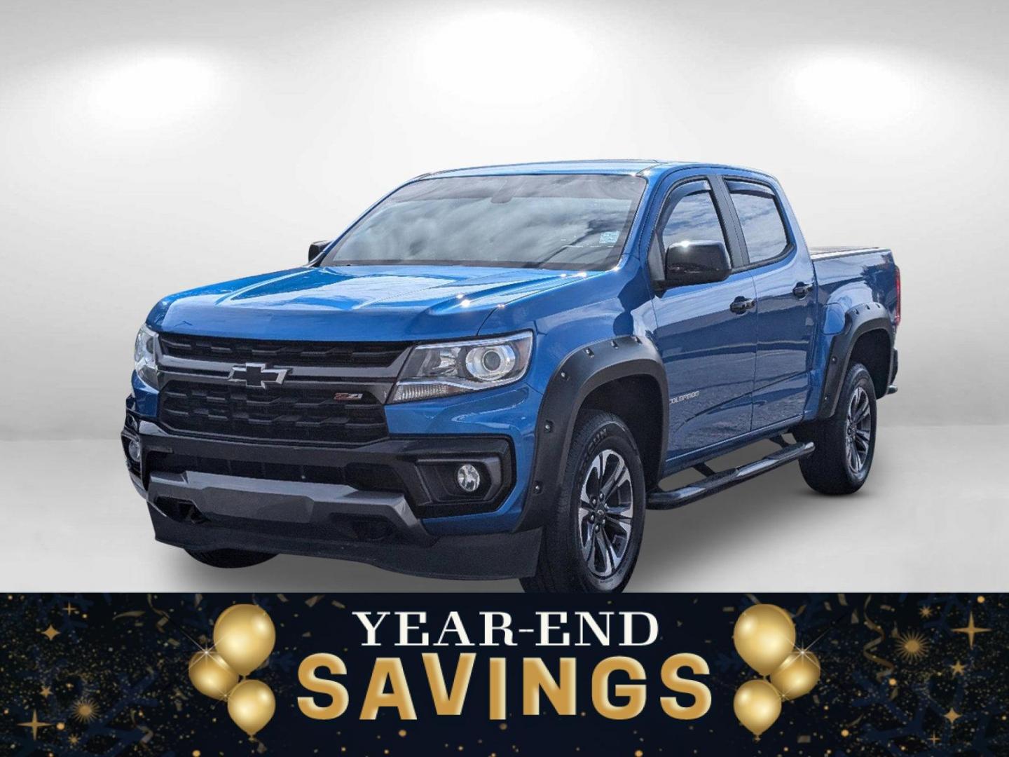 2021 /Jet Black Chevrolet Colorado 2WD Z71 (1GCGSDEN2M1) with an Gas V6 3.6L/ engine, 8-Speed Automatic transmission, located at 1430 Gateway Drive, Opelika, AL, 36801, (334) 239-0944, 32.637871, -85.409790 - 2021 Chevrolet Colorado 2WD Z71 - Photo#0