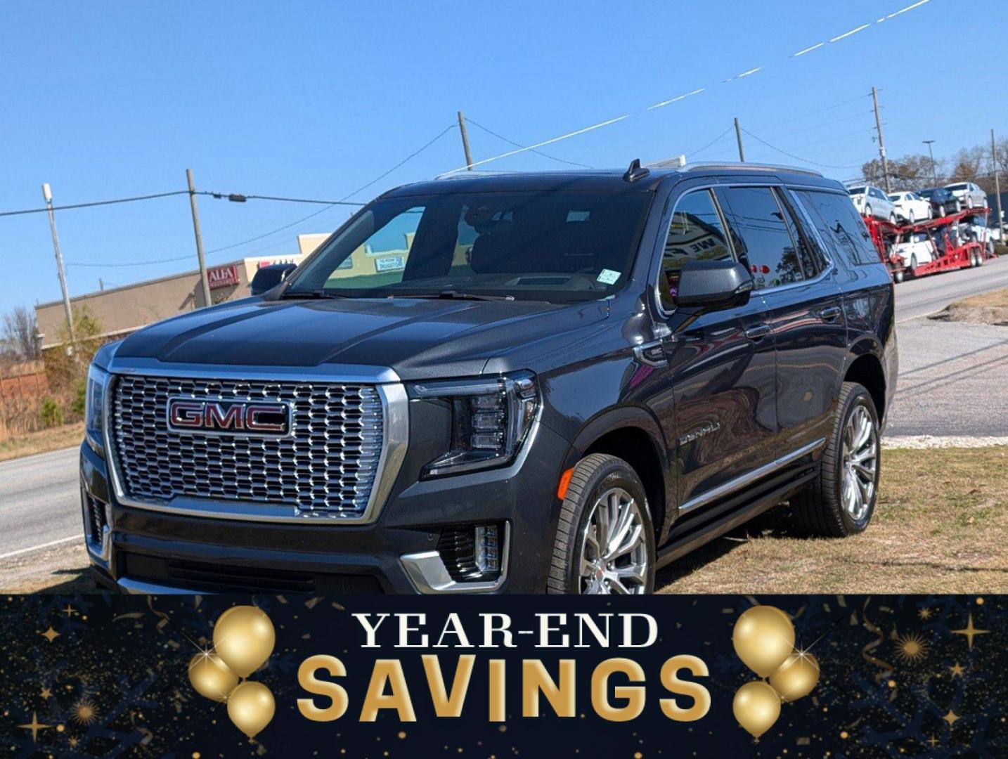 2021 /Dark Walnut/Very Dark Ash Gray GMC Yukon Denali (1GKS1DKL5MR) with an Gas V8 6.2L/ engine, 10-Speed Automatic transmission, located at 3959 U.S. 80 W, Phenix City, AL, 36870, (334) 297-4885, 32.469296, -85.135185 - 2021 GMC Yukon Denali - Photo#0