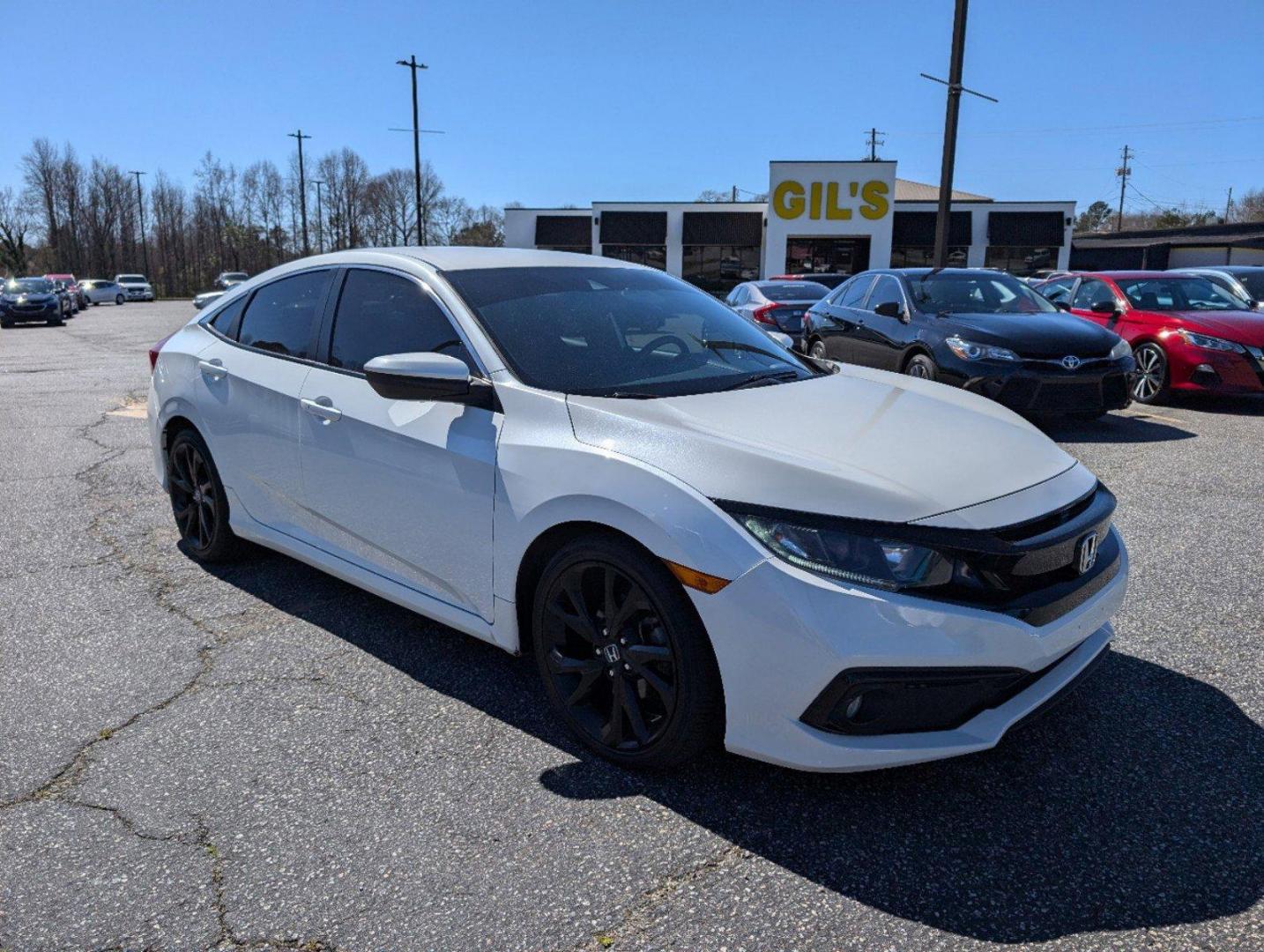 2021 Honda Civic Sedan Sport (19XFC2F89ME) with an Regular Unleaded I-4 2.0 L/122 engine, 1-Speed CVT w/OD transmission, located at 3959 U.S. 80 W, Phenix City, AL, 36870, (334) 297-4885, 32.469296, -85.135185 - 2021 Honda Civic Sedan Sport - Photo#2