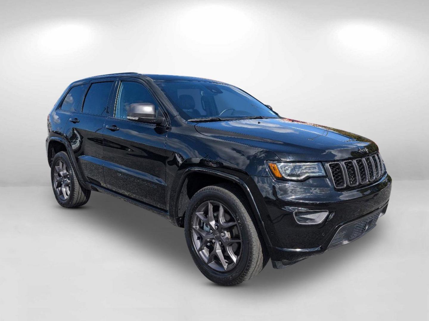 2021 /Black Jeep Grand Cherokee 80th Anniversary (1C4RJFBG4MC) with an Regular Unleaded V-6 3.6 L/220 engine, 8-Speed Automatic w/OD transmission, located at 7000 Northlake Connector, Columbus, GA, 31904, (706) 987-8085, 32.524975, -84.978134 - 2021 Jeep Grand Cherokee 80th Anniversary - Photo#2