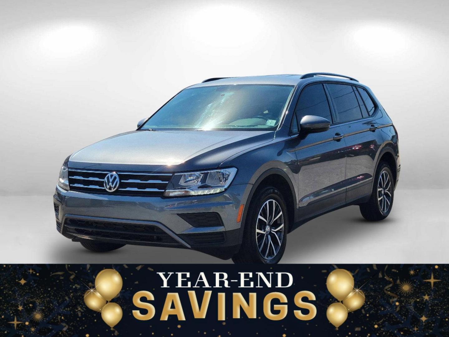 2021 Gray Volkswagen Tiguan S (3VV1B7AX7MM) with an Intercooled Turbo Regular Unleaded I-4 2.0 L/121 engine, 8-Speed Automatic w/OD transmission, located at 1430 Gateway Drive, Opelika, AL, 36801, (334) 239-0944, 32.637871, -85.409790 - 2021 Volkswagen Tiguan S - Photo#0