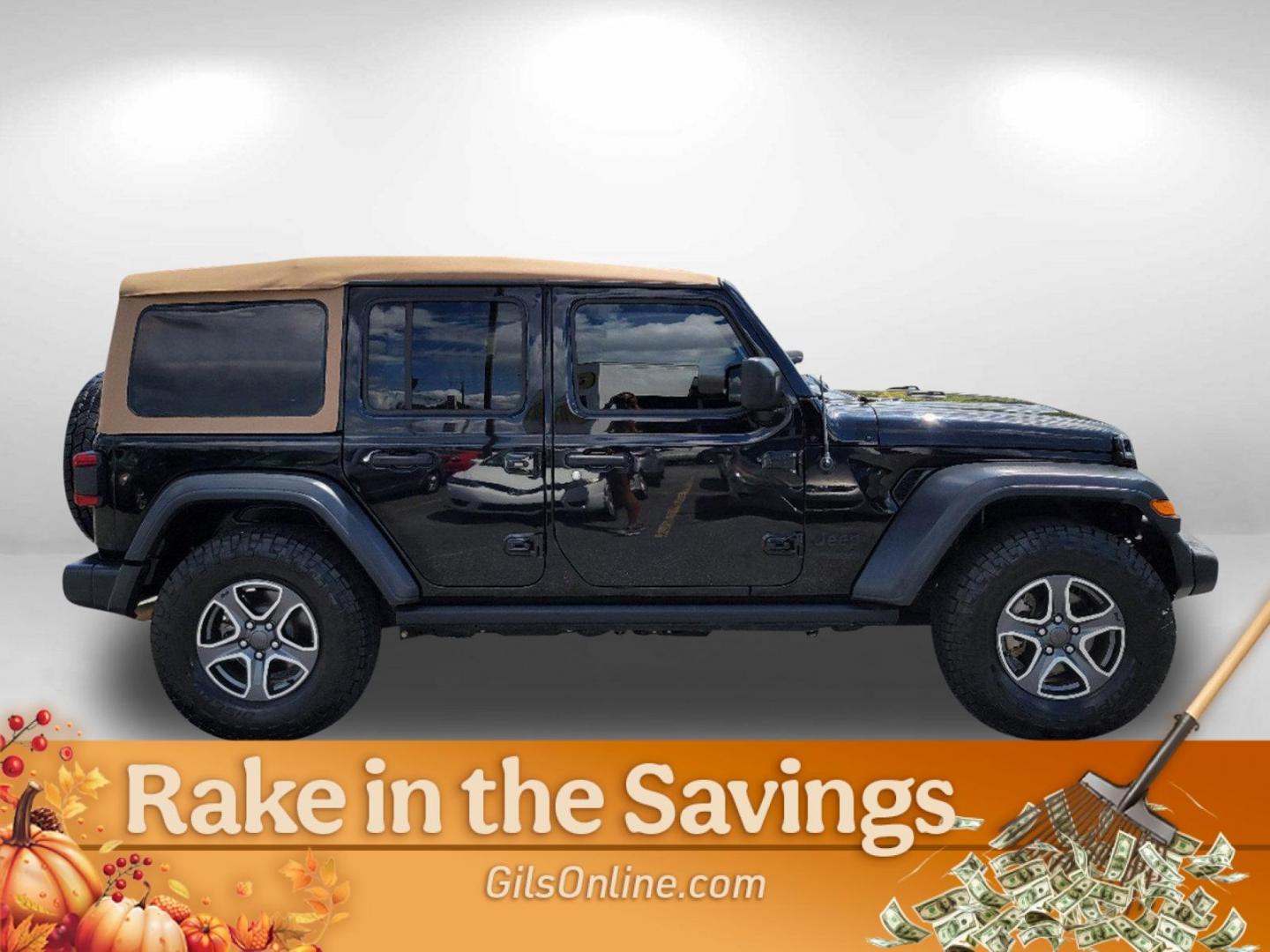 2020 Black Clearcoat /Heritage Tan/Black Jeep Wrangler Unlimited Black and Tan (1C4HJXDG9LW) with an Regular Unleaded V-6 3.6 L/220 engine, 8-Speed Automatic w/OD transmission, located at 804 22nd Ave, Phenix City, AL, 36870, (334) 297-1860, 32.484749, -85.024475 - 2020 Jeep Wrangler Unlimited Black and Tan - Photo#6