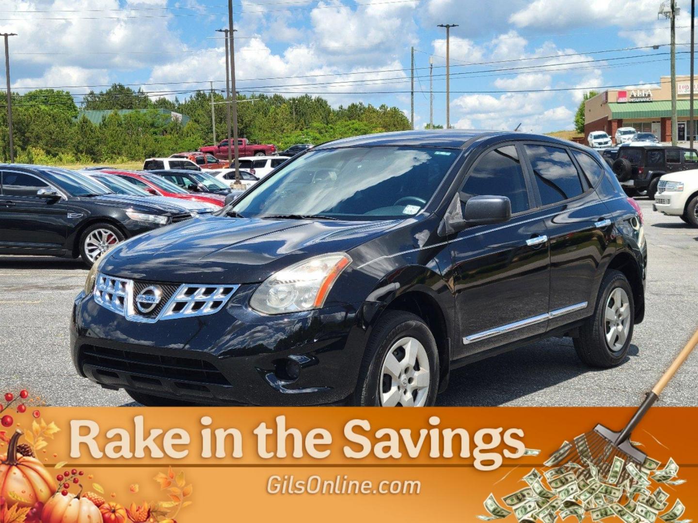 2014 Super Black /Black Nissan Rogue Select S (JN8AS5MT4EW) with an Regular Unleaded I-4 2.5 L/152 engine, 1-Speed CVT w/OD transmission, located at 1430 Gateway Drive, Opelika, AL, 36801, (334) 239-0944, 32.637871, -85.409790 - 2014 Nissan Rogue Select S - Photo#3