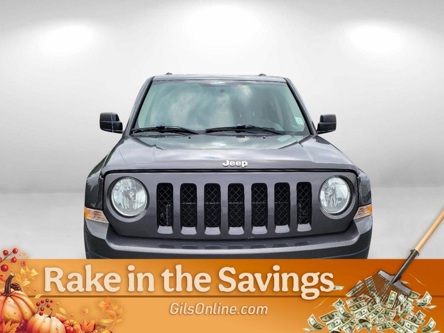 2015 Granite Crystal Metallic Clearcoat /Dark Slate Gray Jeep Patriot Sport (1C4NJPBAXFD) with an Regular Unleaded I-4 2.0 L/122 engine, 1-Speed CVT w/OD transmission, located at 804 22nd Ave, Phenix City, AL, 36870, (334) 297-1860, 32.484749, -85.024475 - 2015 Jeep Patriot Sport - Photo#1