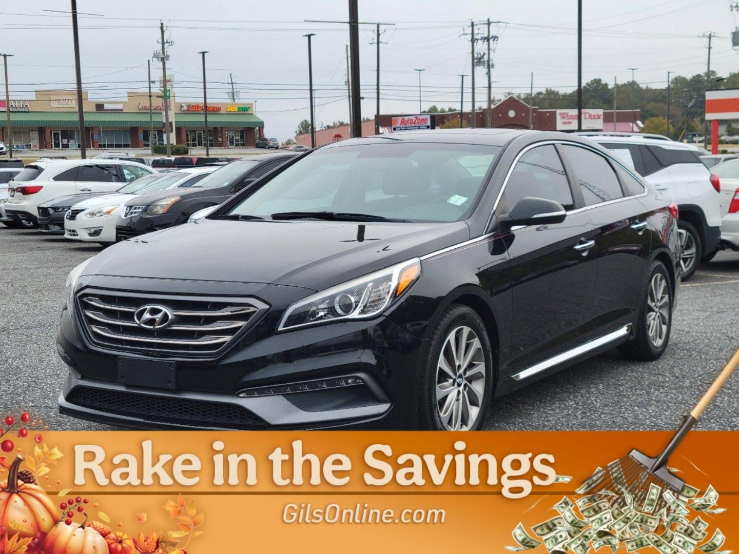 2017 Phantom Black /Black Hyundai Sonata Sport (5NPE34AF8HH) with an Regular Unleaded I-4 2.4 L/144 engine, 6-Speed Automatic w/OD transmission, located at 3959 U.S. 80 W, Phenix City, AL, 36870, (334) 297-4885, 32.469296, -85.135185 - 2017 Hyundai Sonata Sport - Photo#1