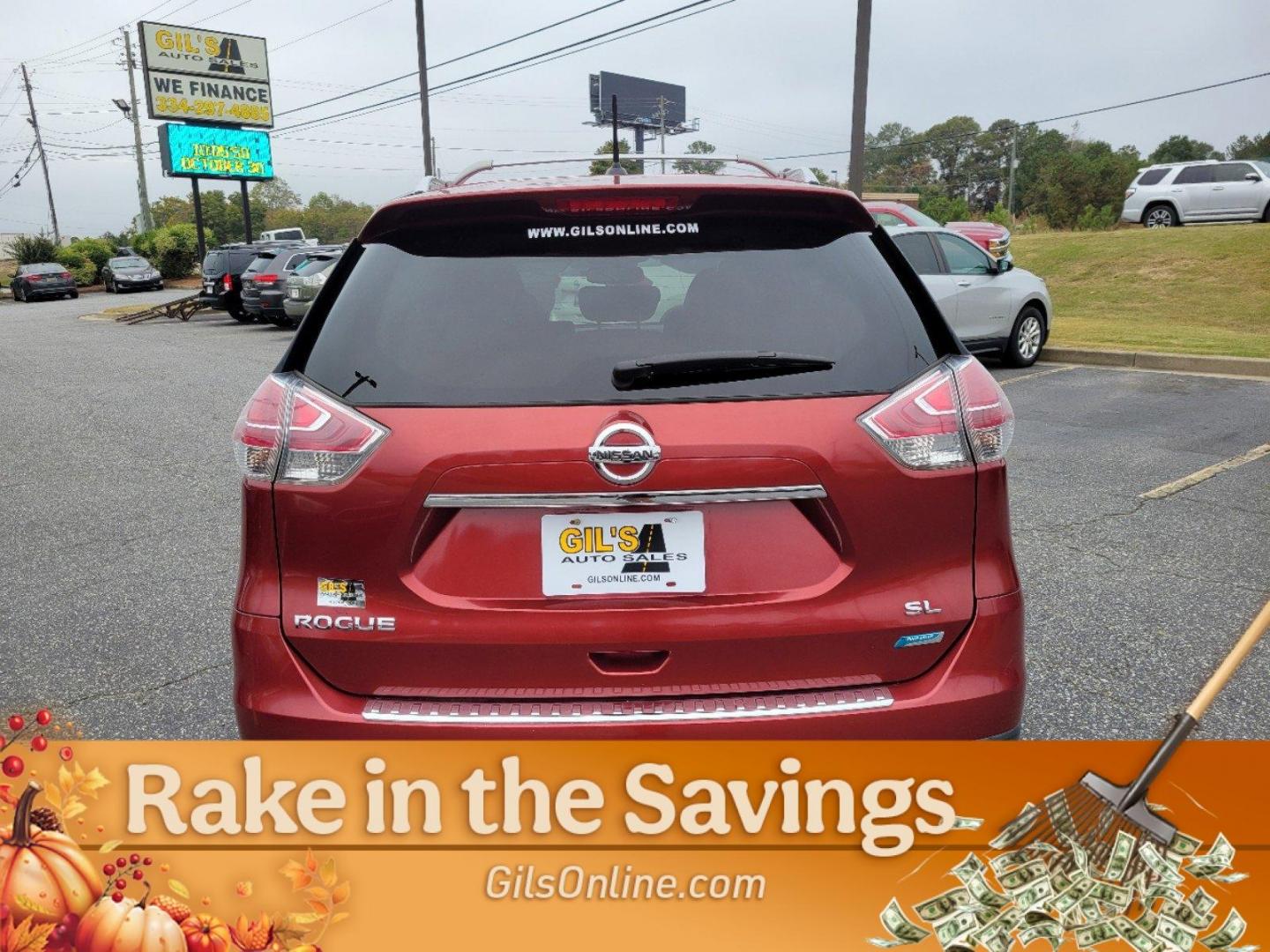 2014 Cayenne Red /Almond Nissan Rogue SL (5N1AT2MT5EC) with an Regular Unleaded I-4 2.5 L/152 engine, 1-Speed CVT w/OD transmission, located at 3959 U.S. 80 W, Phenix City, AL, 36870, (334) 297-4885, 32.469296, -85.135185 - 2014 Nissan Rogue SL - Photo#17