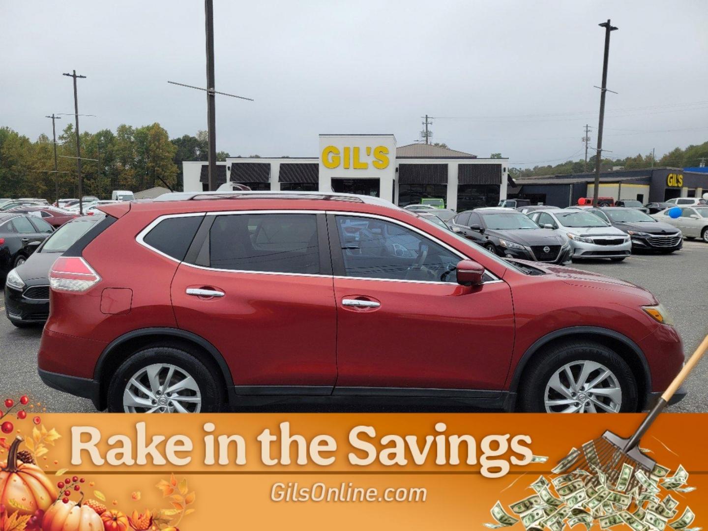 2014 Cayenne Red /Almond Nissan Rogue SL (5N1AT2MT5EC) with an Regular Unleaded I-4 2.5 L/152 engine, 1-Speed CVT w/OD transmission, located at 3959 U.S. 80 W, Phenix City, AL, 36870, (334) 297-4885, 32.469296, -85.135185 - 2014 Nissan Rogue SL - Photo#10