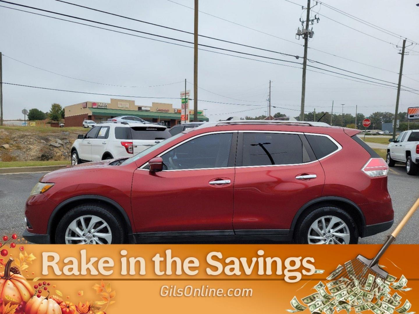 2014 Cayenne Red /Almond Nissan Rogue SL (5N1AT2MT5EC) with an Regular Unleaded I-4 2.5 L/152 engine, 1-Speed CVT w/OD transmission, located at 3959 U.S. 80 W, Phenix City, AL, 36870, (334) 297-4885, 32.469296, -85.135185 - 2014 Nissan Rogue SL - Photo#23