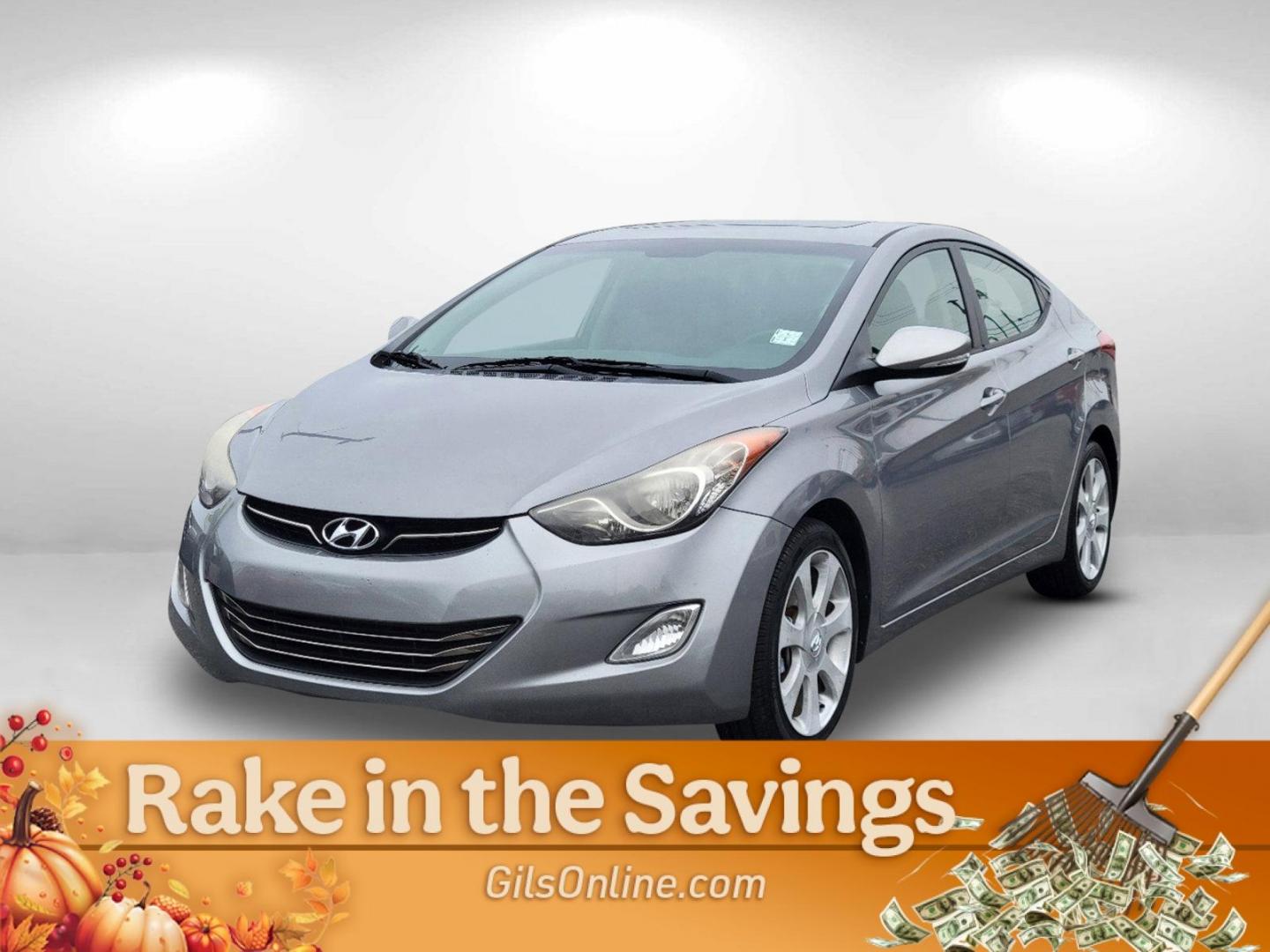 2013 Titanium Gray Metallic /Black Hyundai Elantra Limited (KMHDH4AE7DU) with an Gas I4 1.8L/110 engine, 6-Speed Automatic w/Manual Shift transmission, located at 3959 U.S. 80 W, Phenix City, AL, 36870, (334) 297-4885, 32.469296, -85.135185 - 2013 Hyundai Elantra Limited - Photo#2