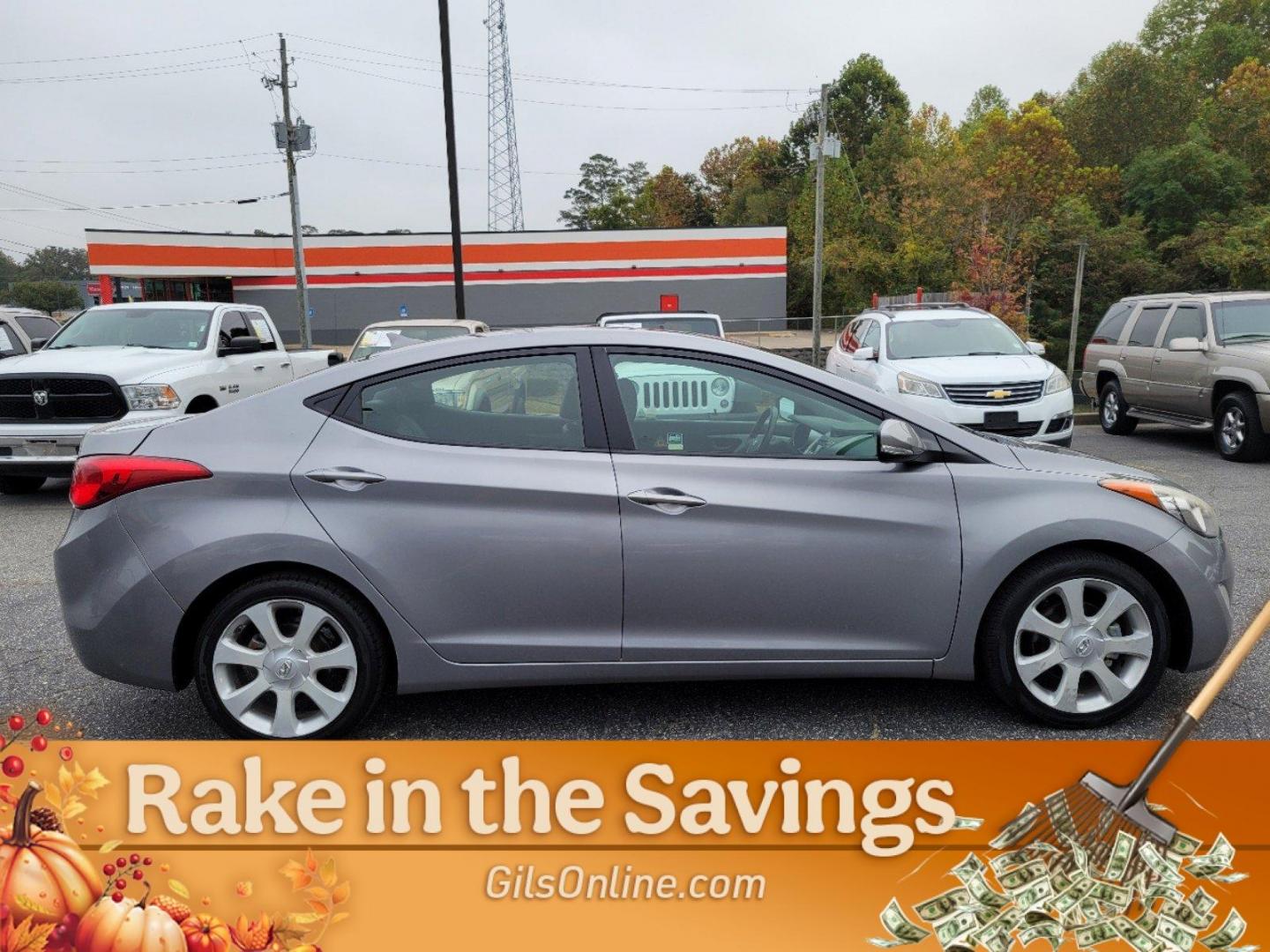 2013 Titanium Gray Metallic /Black Hyundai Elantra Limited (KMHDH4AE7DU) with an Gas I4 1.8L/110 engine, 6-Speed Automatic w/Manual Shift transmission, located at 3959 U.S. 80 W, Phenix City, AL, 36870, (334) 297-4885, 32.469296, -85.135185 - 2013 Hyundai Elantra Limited - Photo#10