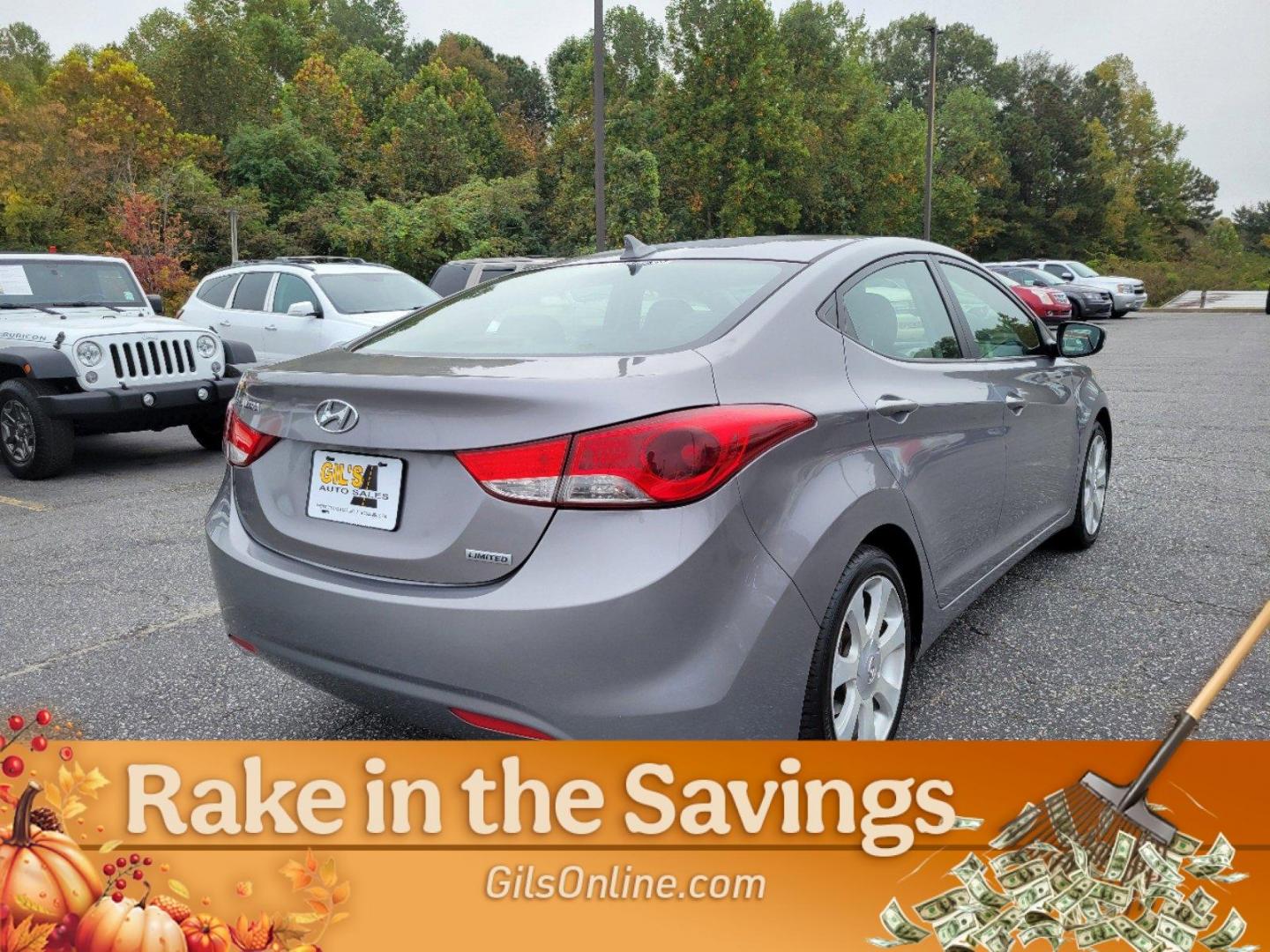 2013 Titanium Gray Metallic /Black Hyundai Elantra Limited (KMHDH4AE7DU) with an Gas I4 1.8L/110 engine, 6-Speed Automatic w/Manual Shift transmission, located at 3959 U.S. 80 W, Phenix City, AL, 36870, (334) 297-4885, 32.469296, -85.135185 - 2013 Hyundai Elantra Limited - Photo#13